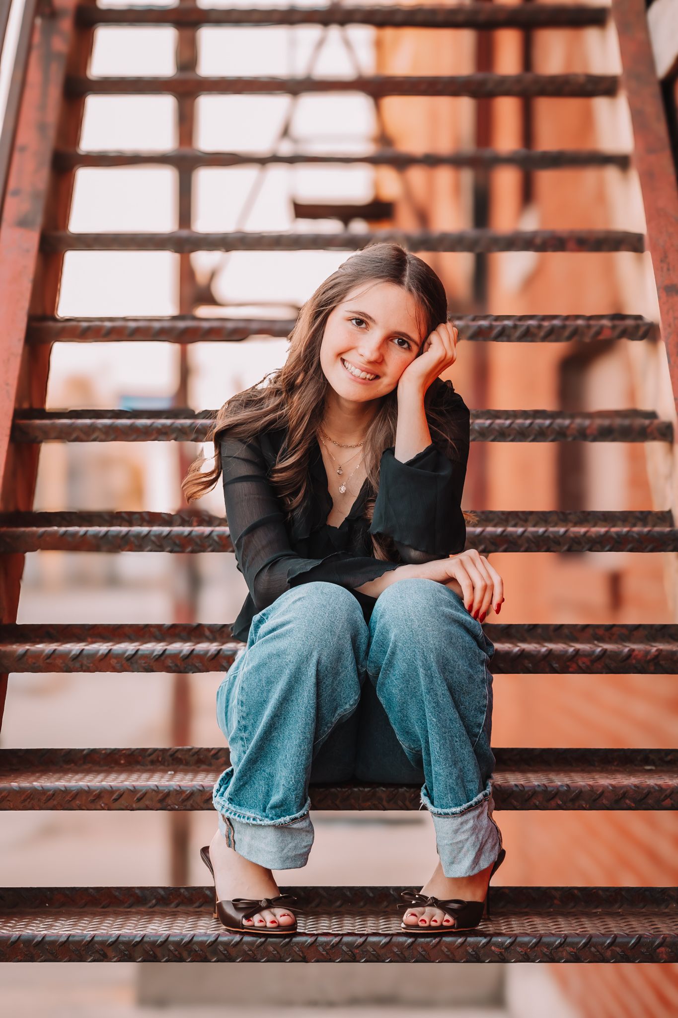 Fall senior photos girl Topeka KS Kansas NOTO