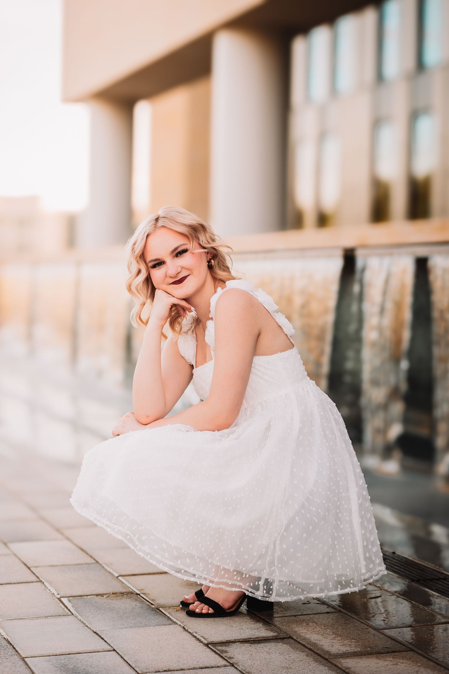 Senior Photo Downtown Topeka, KS Abeni Rene Photography