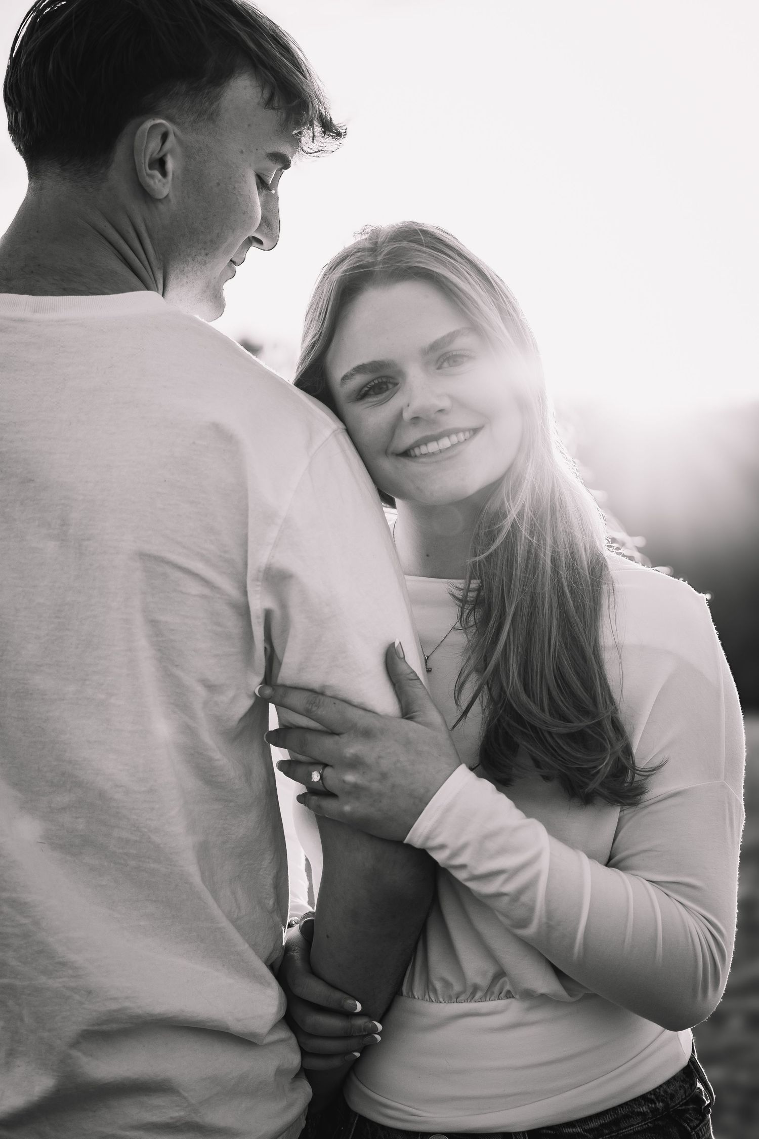 Surprise proposal photos Topeka KS Cedar Crest  engagement photos