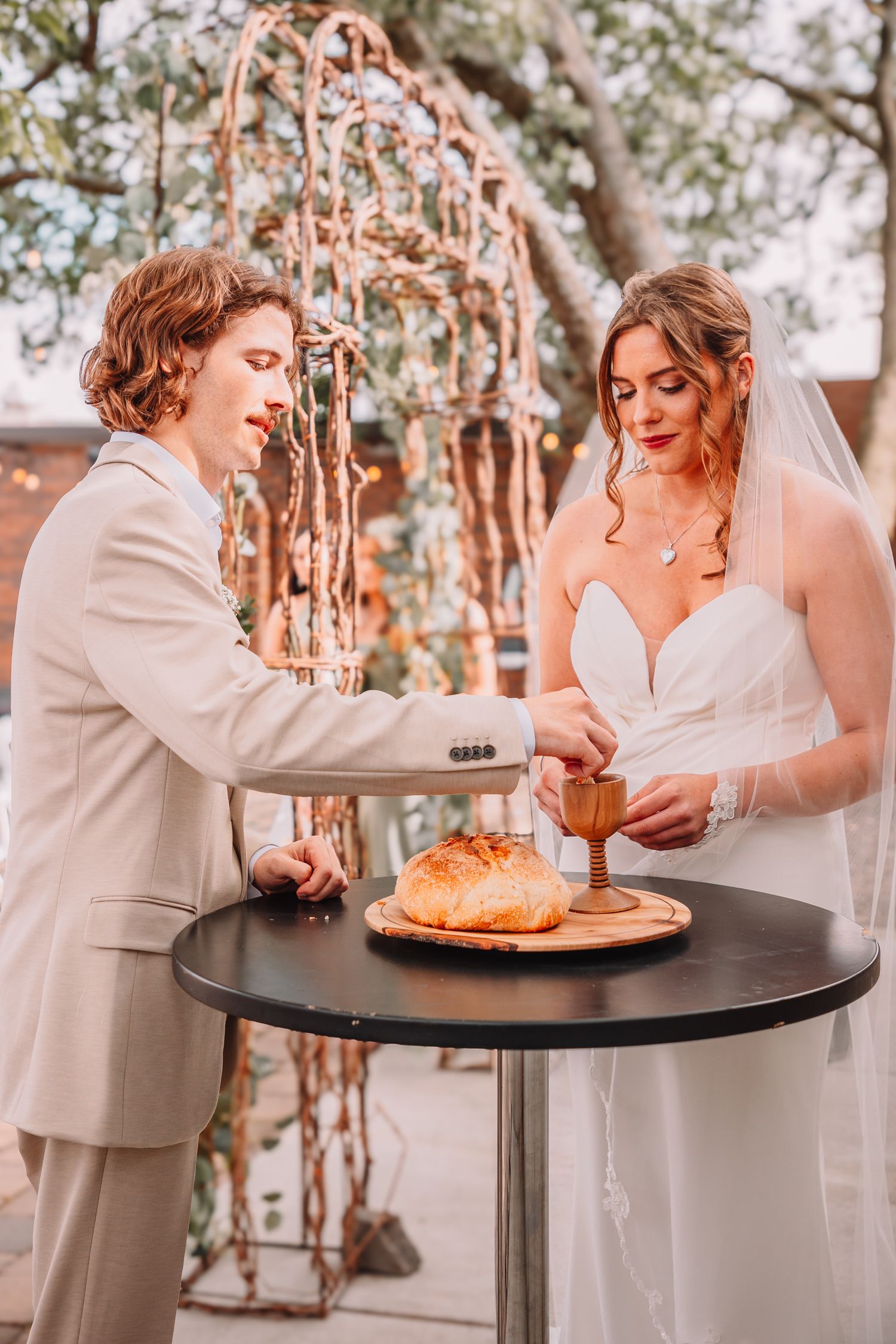 Wedding Ceremony in Kansas at the Foundry.