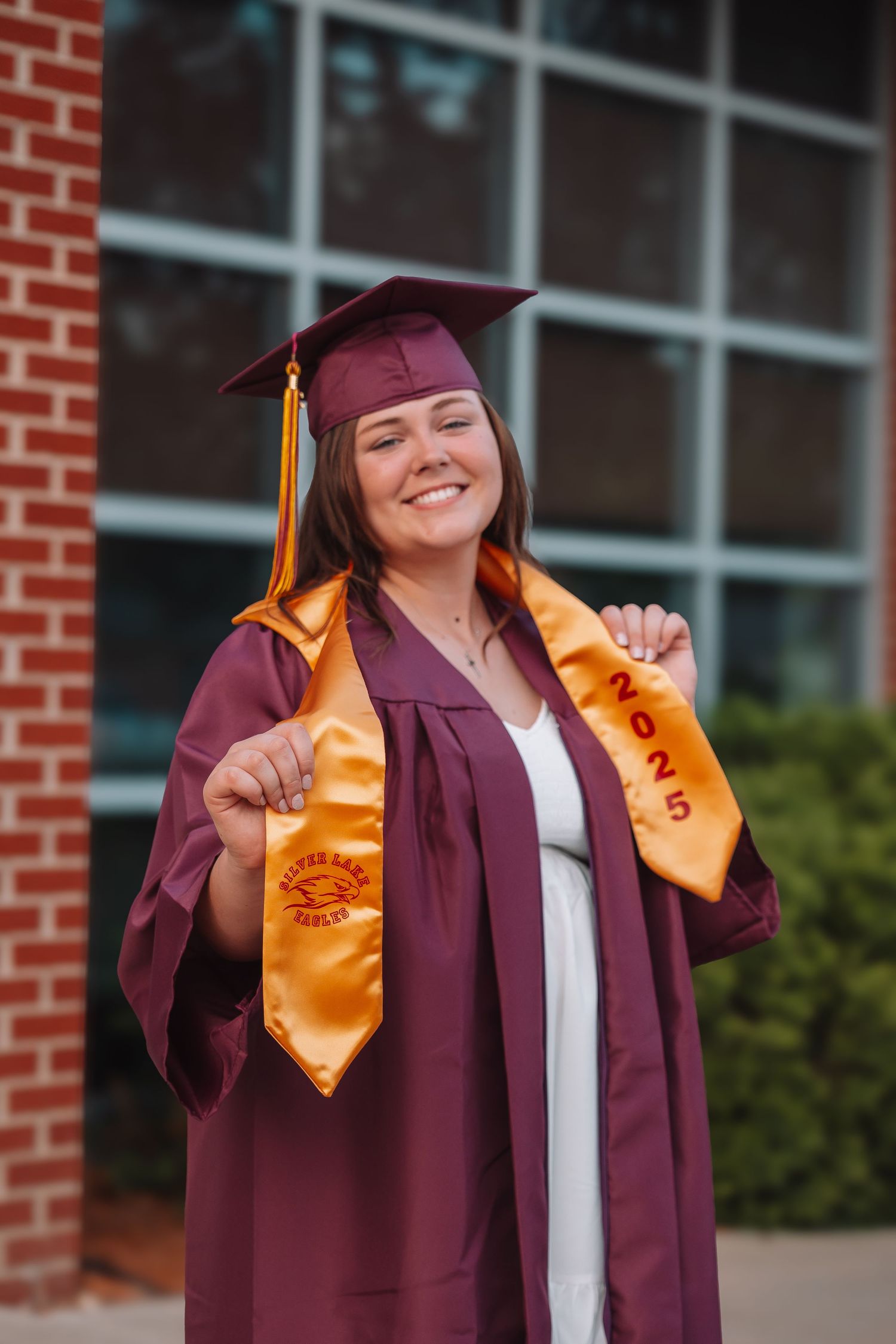 Silver Lake Graduate Photos Topeka KS Kansas cap and gown photos