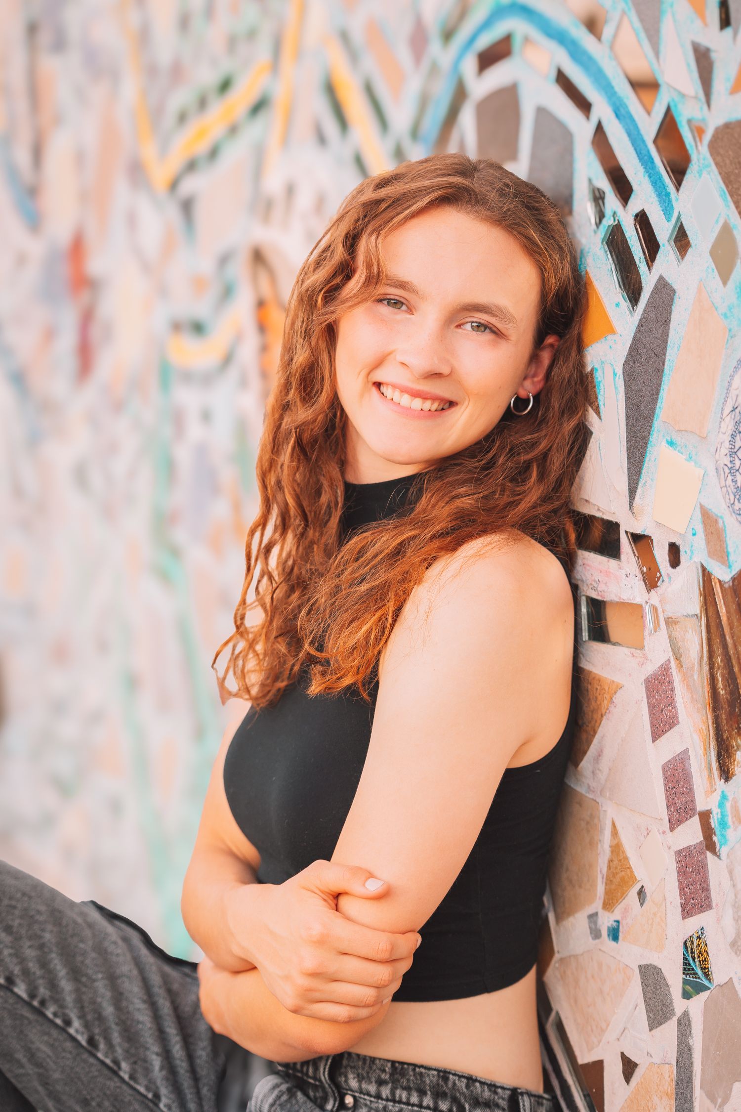 summer senior photos girl Topeka KS Kansas