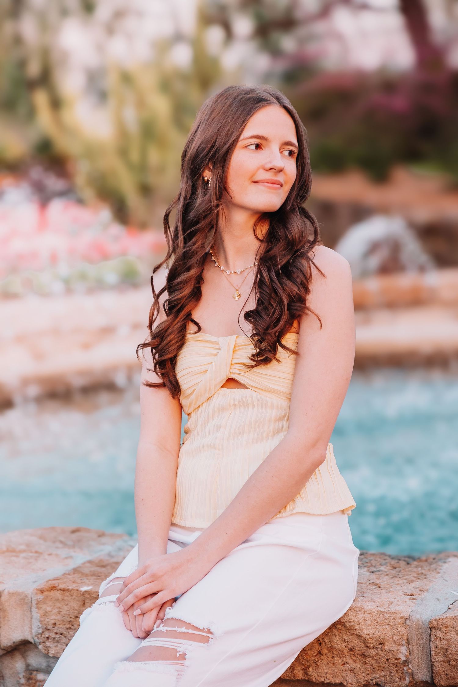 Ted Ensley Gardens Tulip Festival Topeka KS Kanas Senior photos girl