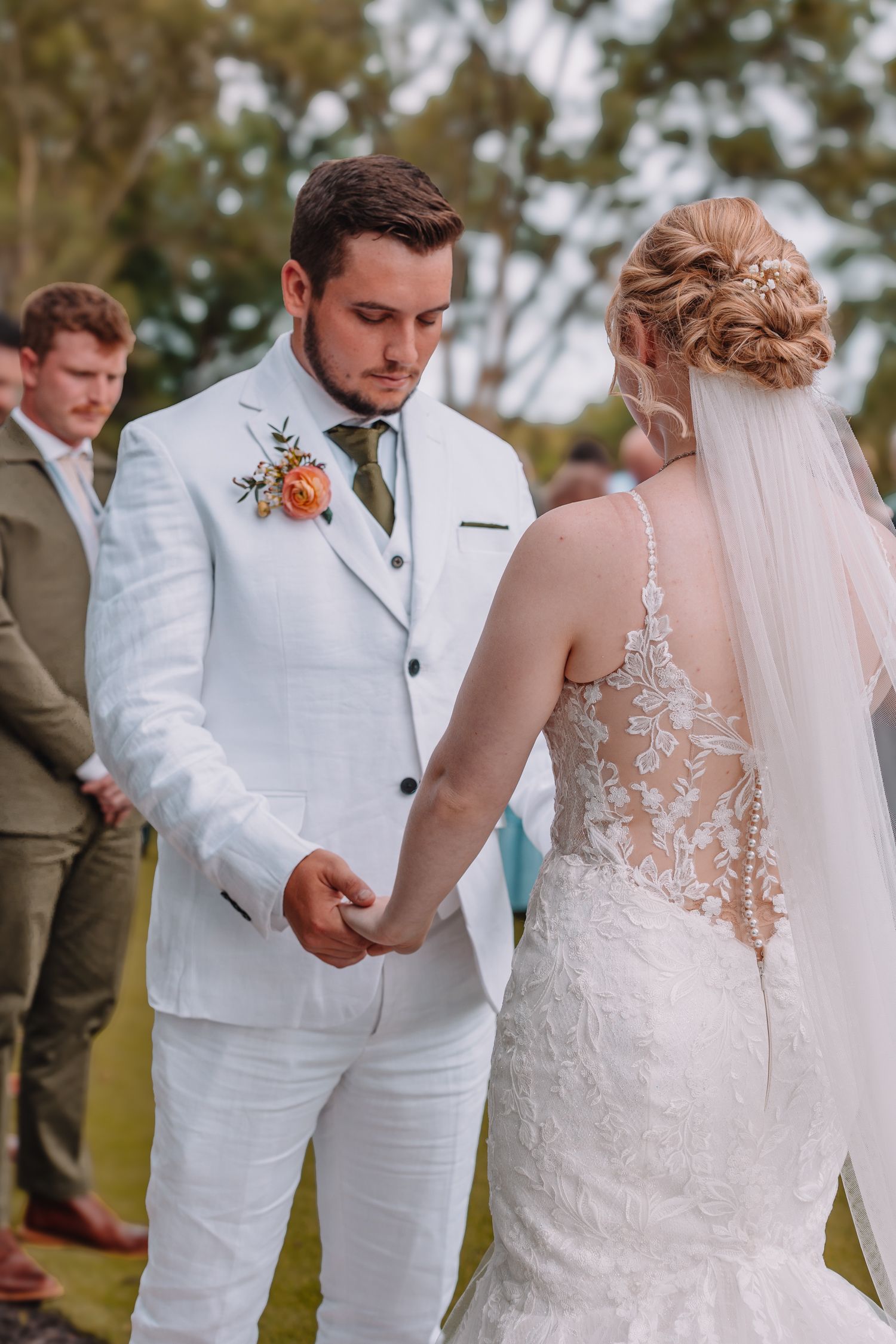 Wedding Ceremony in Kansas at the Brownstone.