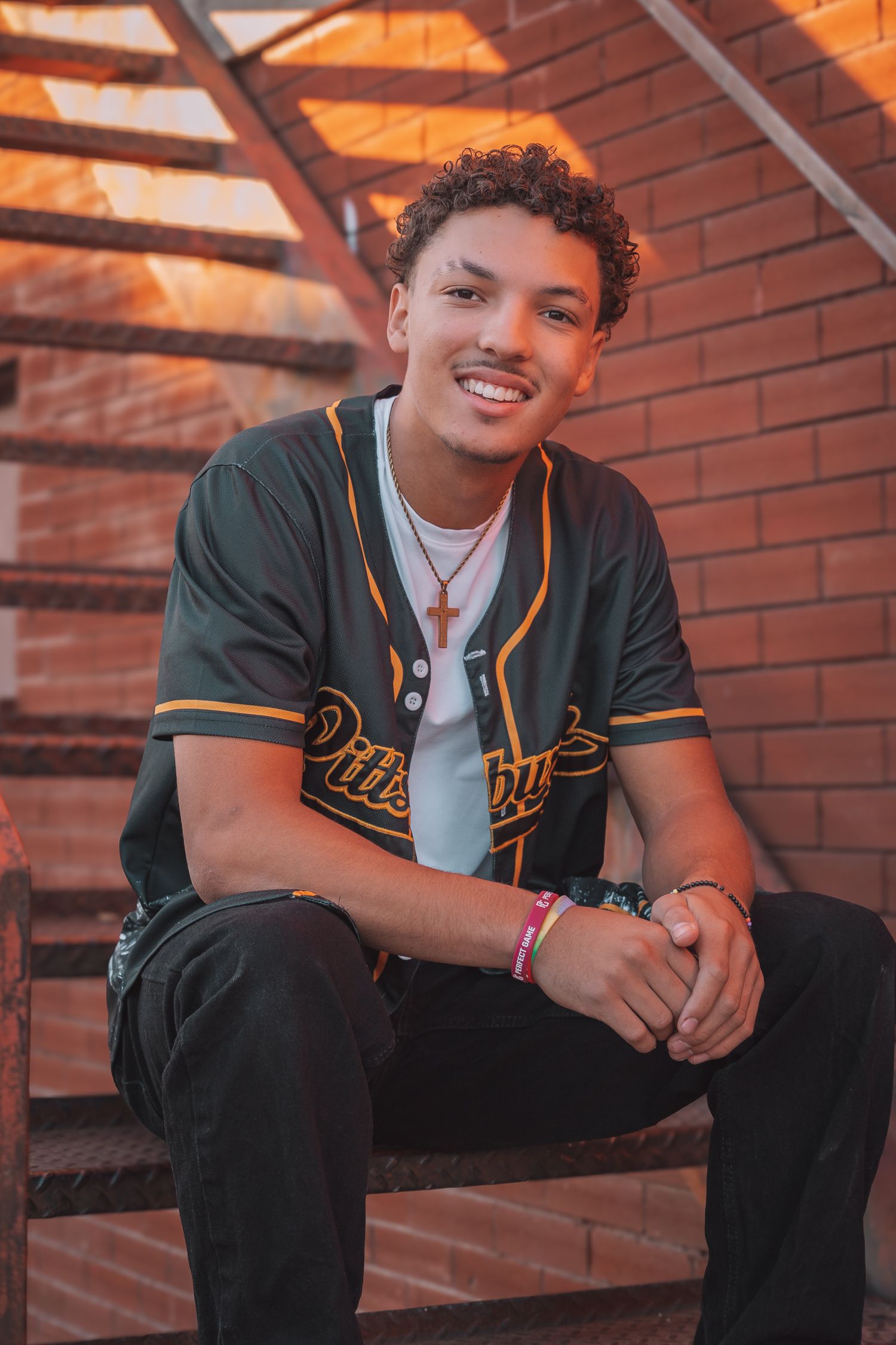 fall senior photos boy Topeka KS Kansas