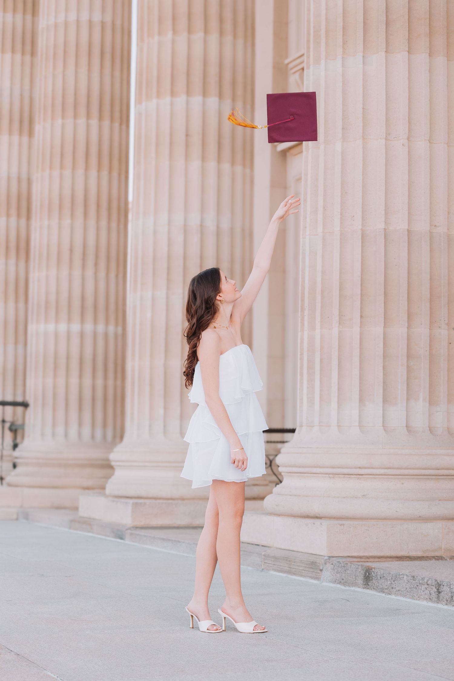 Topeka KS Kansas Capitol Cap and Gown photos Graduation photos Silver Lake.