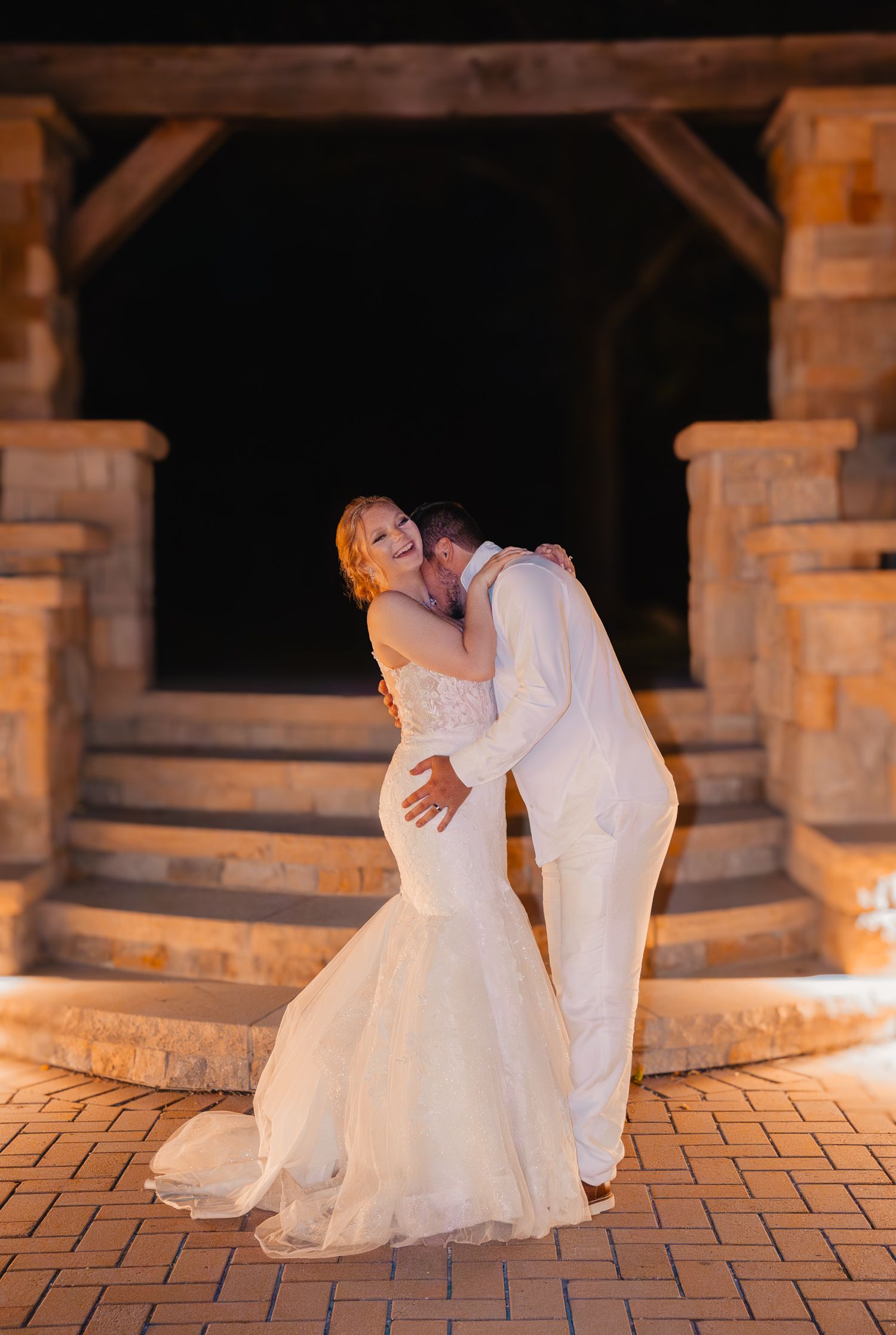 Romantic Wedding Photos - Bride and Groom, The Brownstone