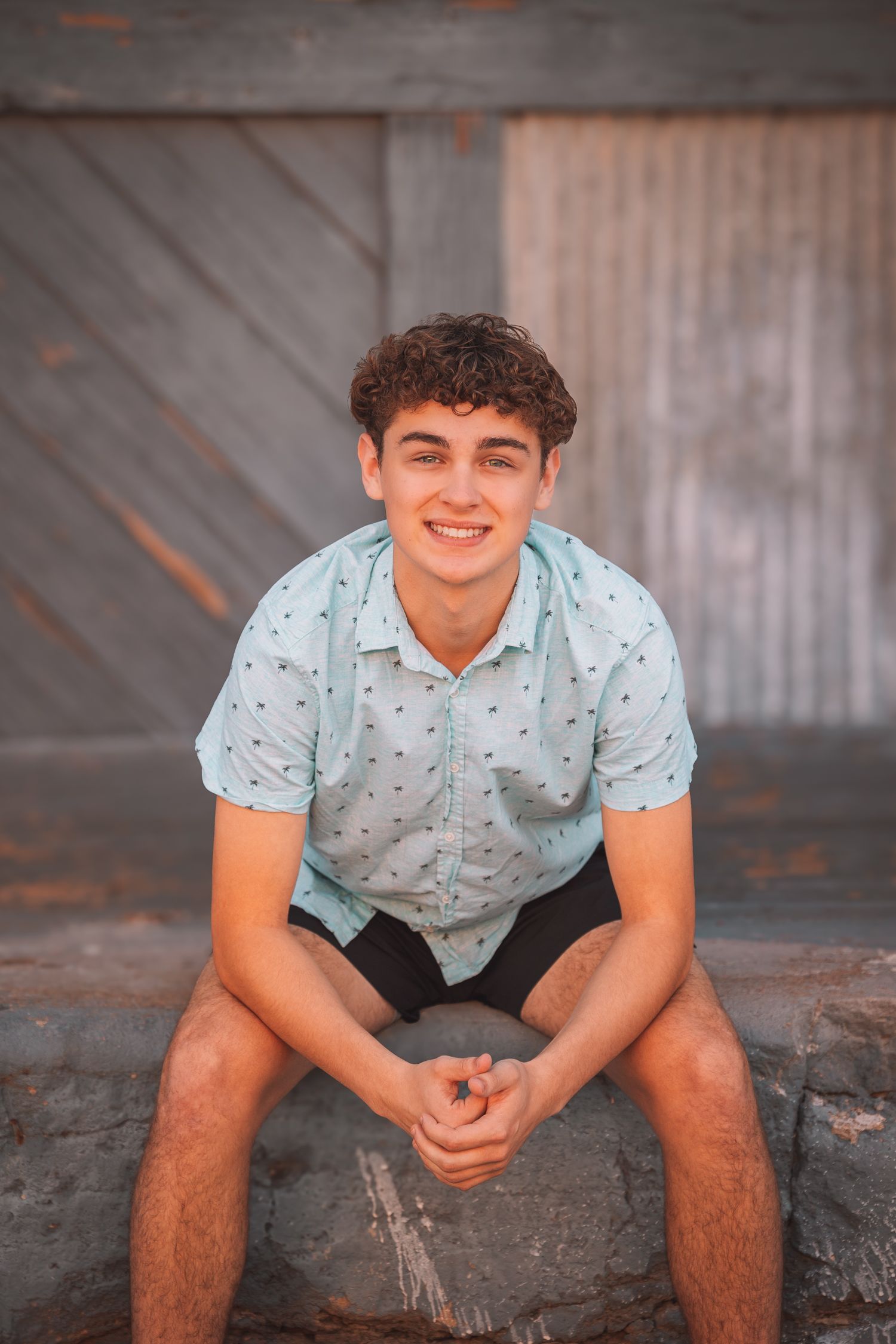Summer senior photos boy Topeka KS Kansas