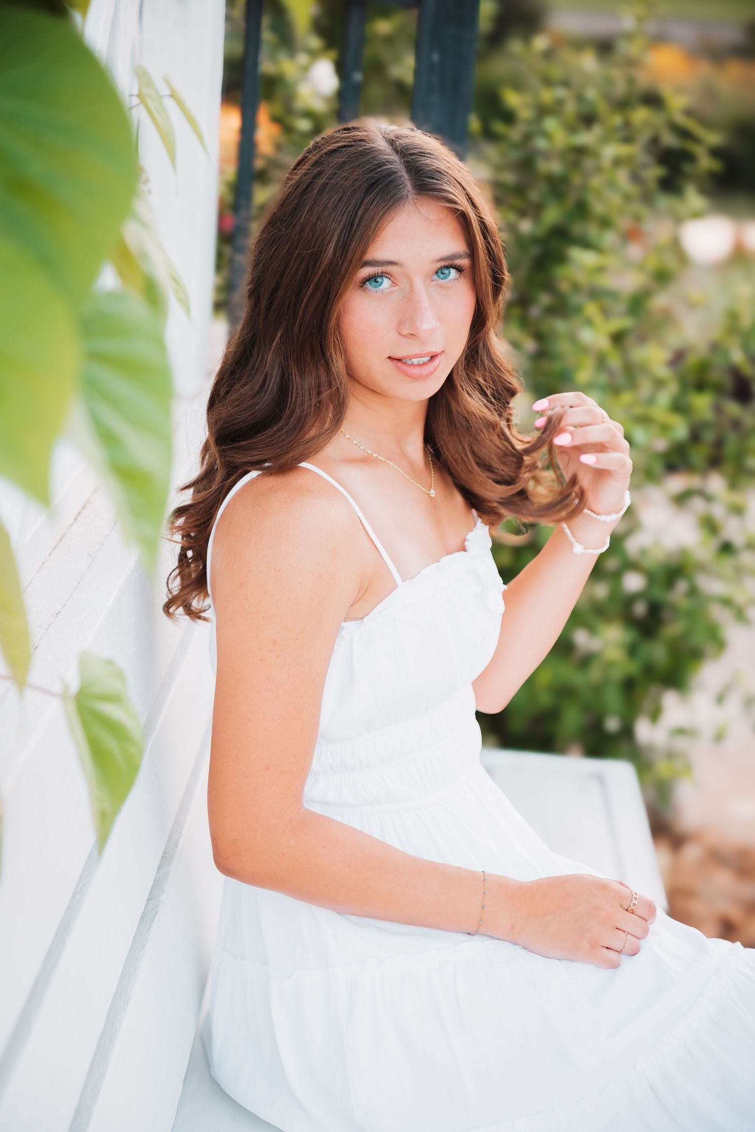 Summer Senior Portrait, Topeka, KS girl Gage Park