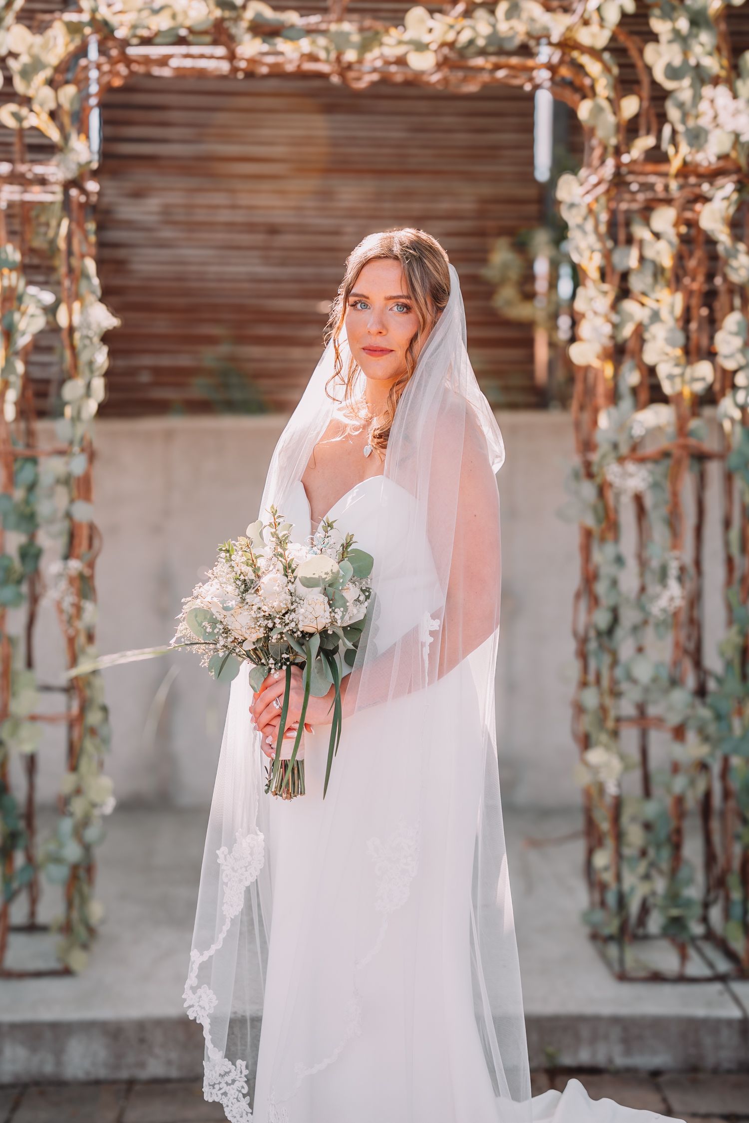Wedding Photo at the Foundry. Bridal Portraits. Topeka, KS.