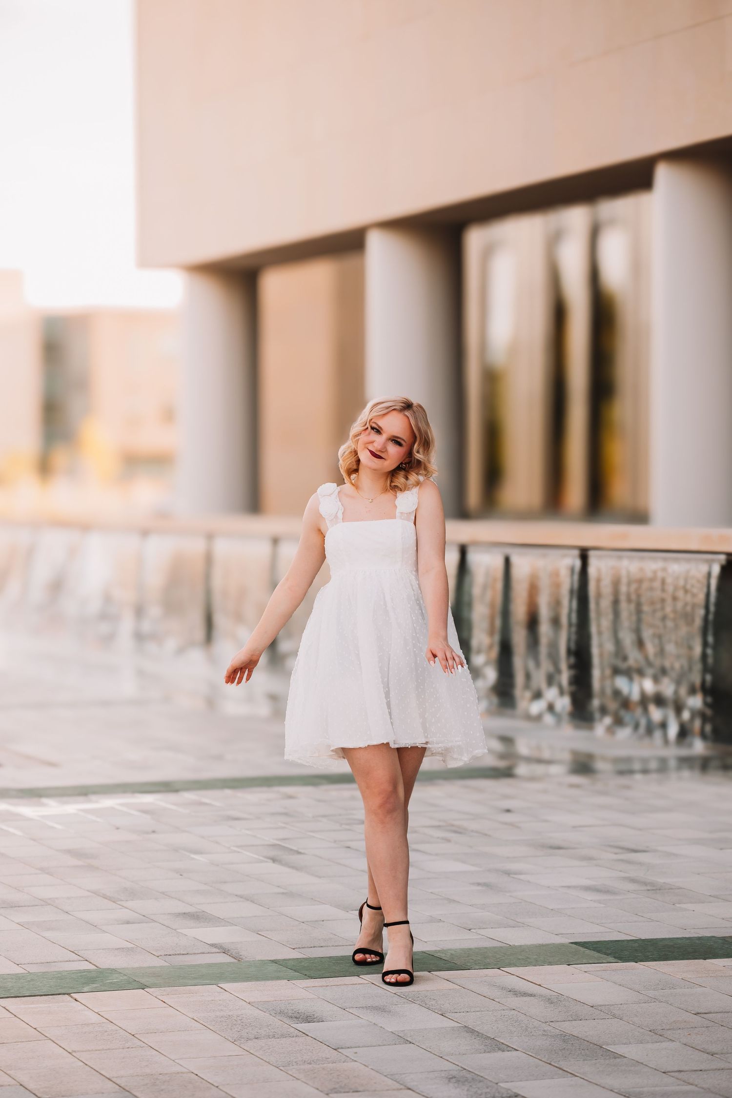 Senior Photo Downtown Topeka, KS Abeni Rene Photography
