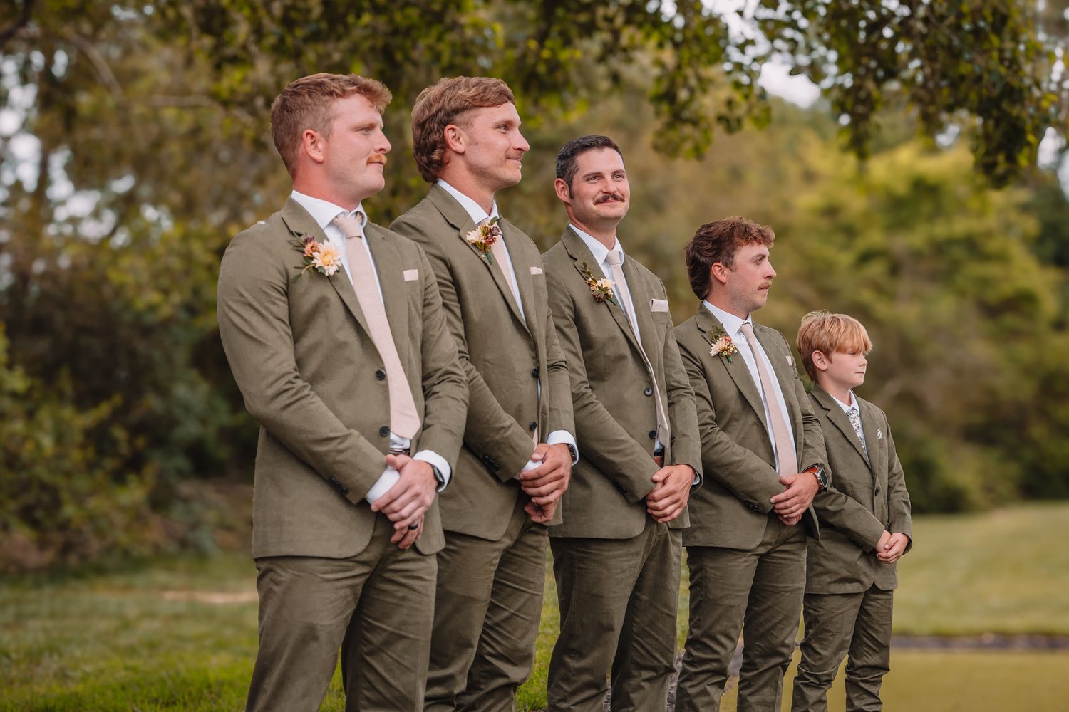 Wedding Ceremony in Kansas at the Brownstone.