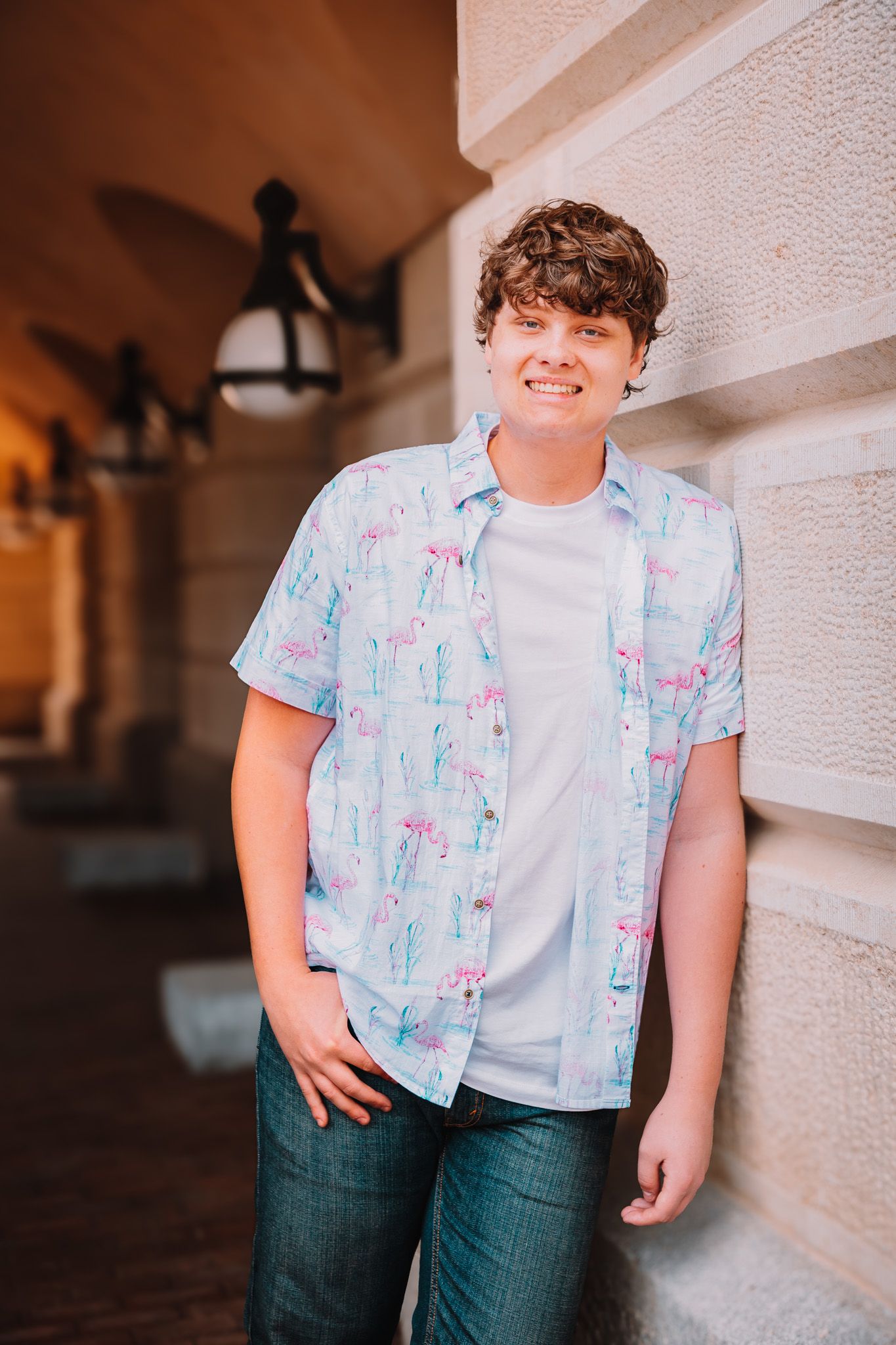Summer senior photos boy Topeka KS Kansas