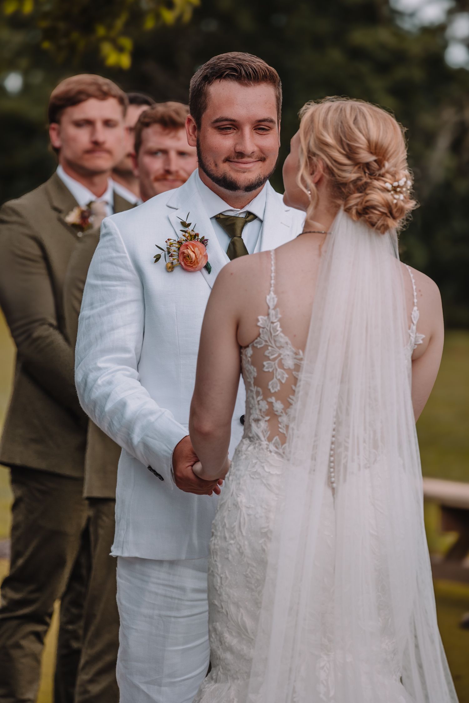 Wedding Ceremony in Kansas at the Brownstone.