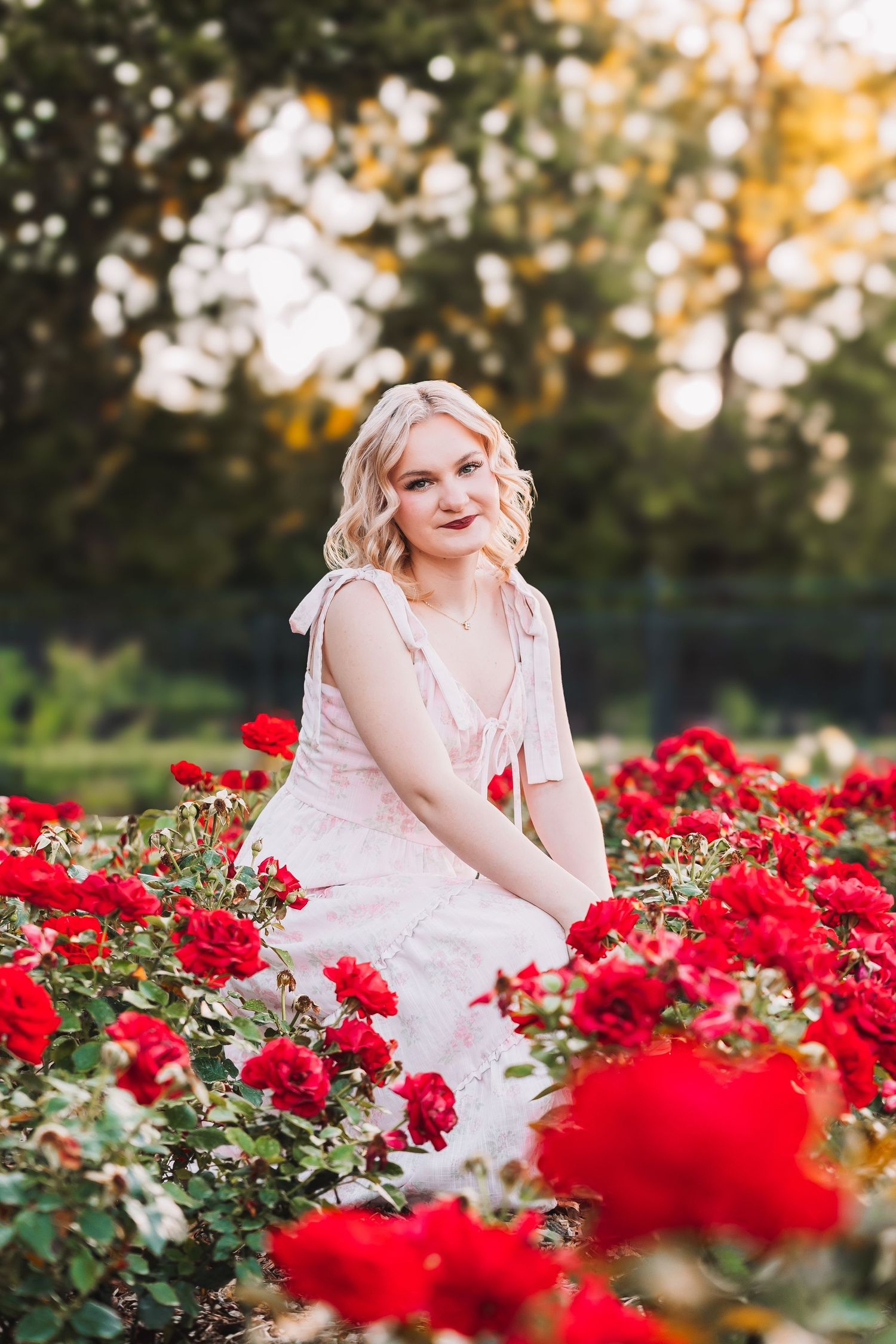 Girl Senior Photo Abeni Rene Photography Topeka, KS  Reinisch Rose Garden