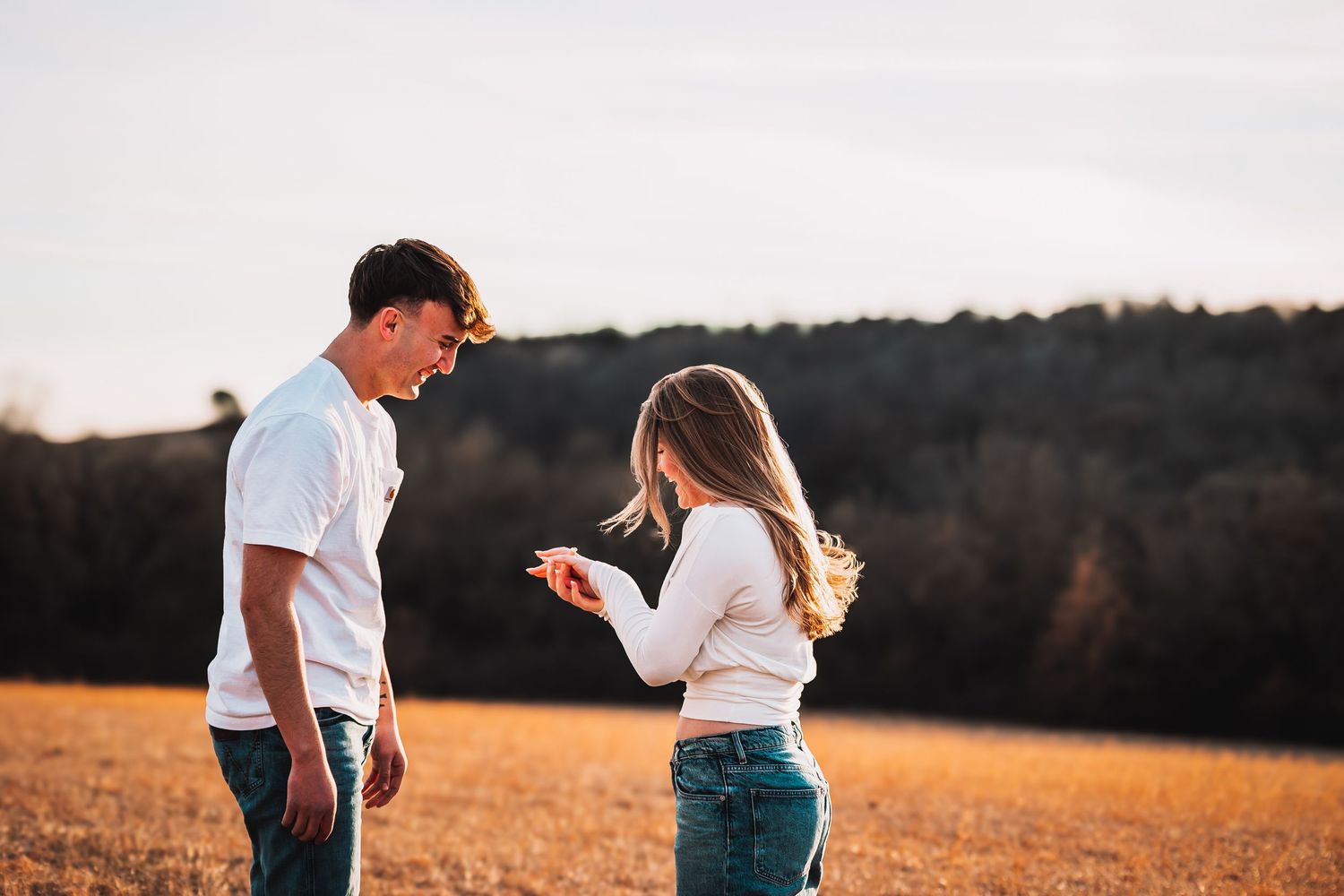 Surprise proposal photos Topeka KS Cedar Crest