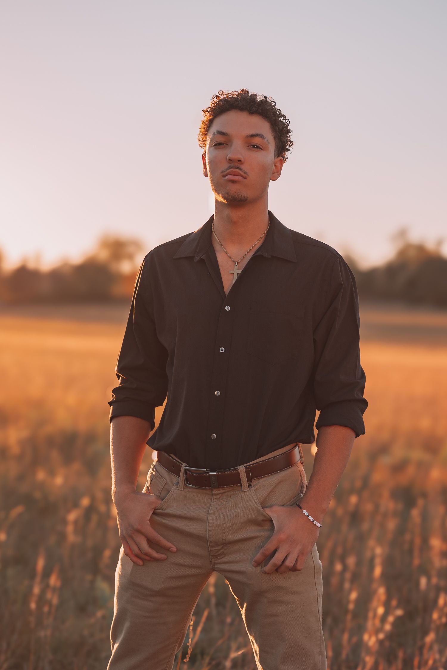 fall senior photos boy Topeka KS Kansas