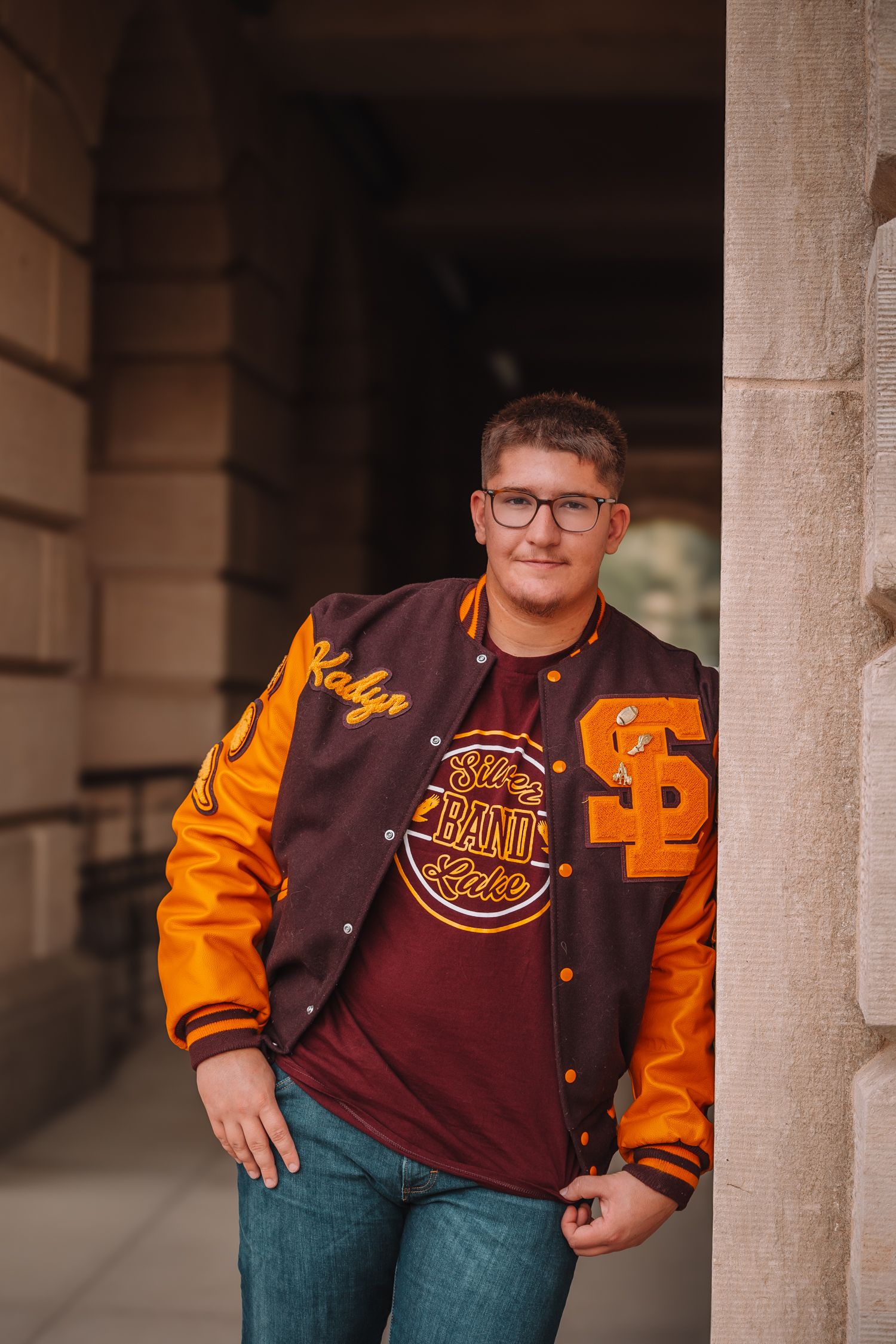 Summer senior photos boy Topeka KS Kansas