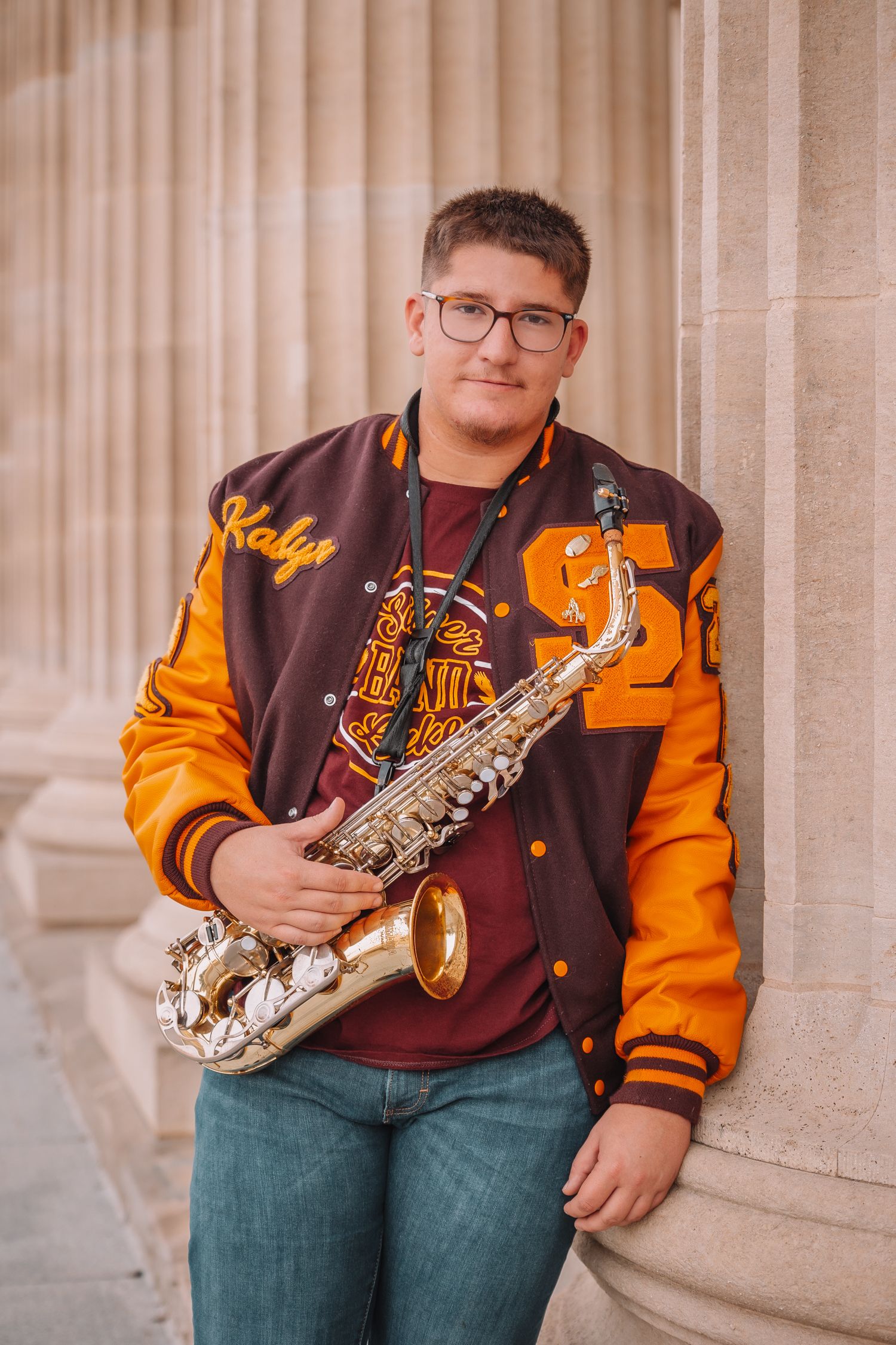 Summer senior photos boy Topeka KS Kansas