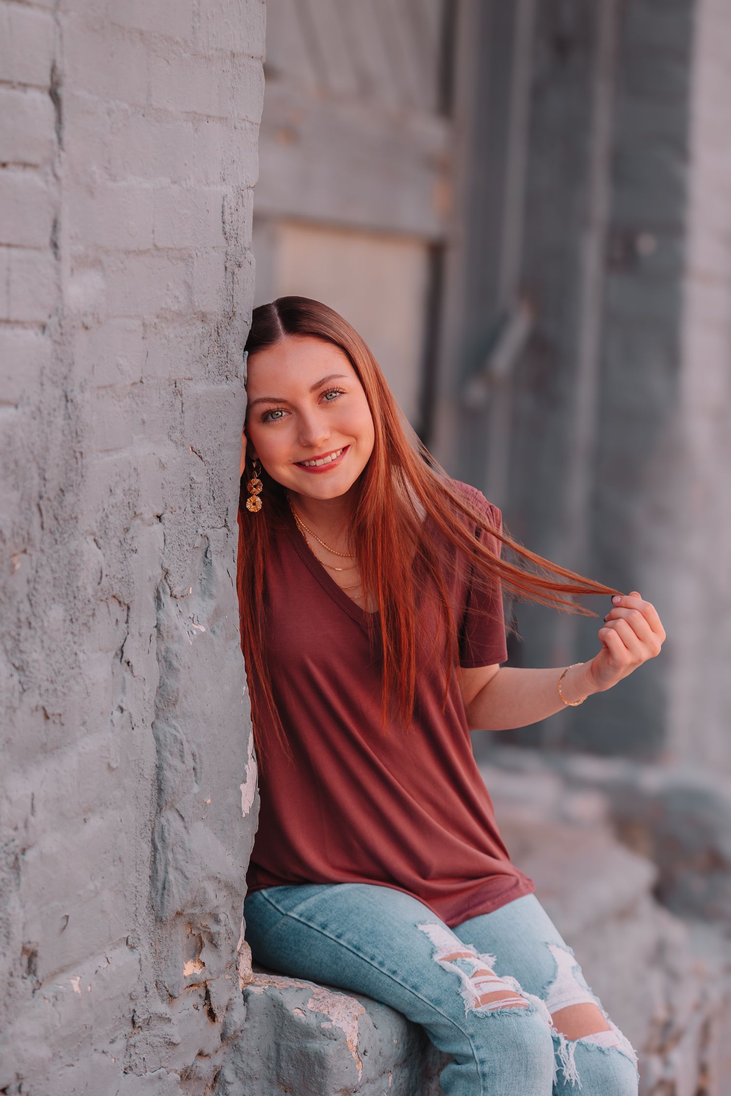 Senior Photos girl NOTO Summer Topeka KS Kansas