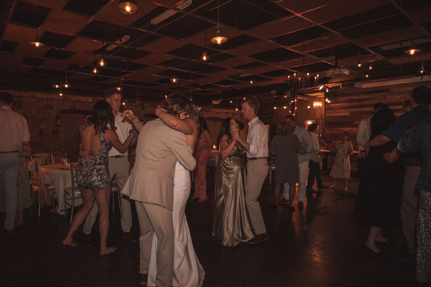 Wedding Reception party. Topeka, KS at The Foundry