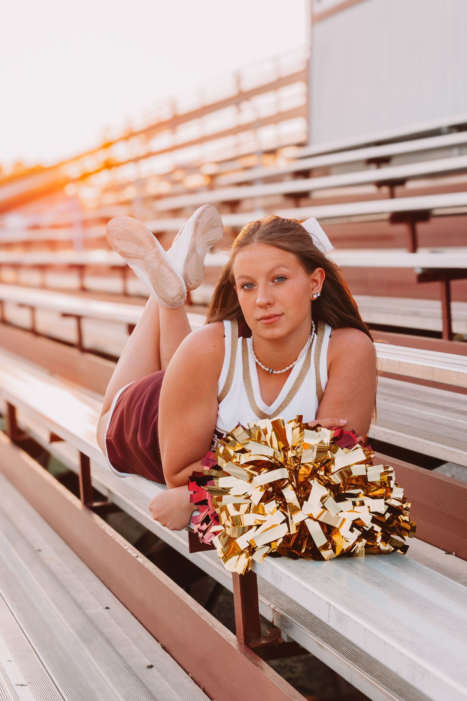 Cap and Gown Graduate Photos Topeka KS Kansas Cheer Silver Lake