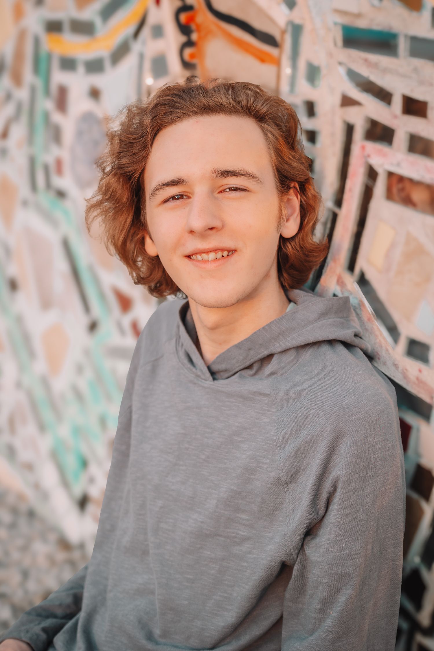 Summer senior photos boy Topeka KS Kansas