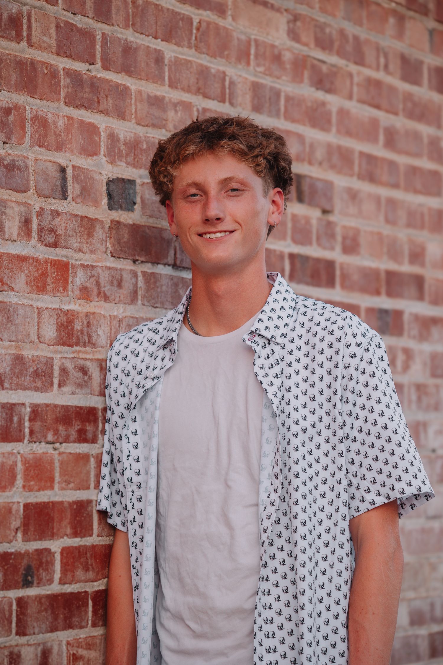 summer senior photos boy Topeka KS Kansas Topeka High School