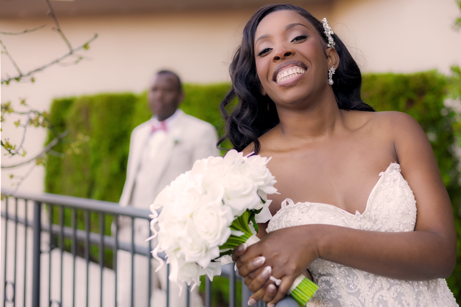 Romantic and joyful moments from weddings, highlighting the love and celebration between couples and their families on their special day