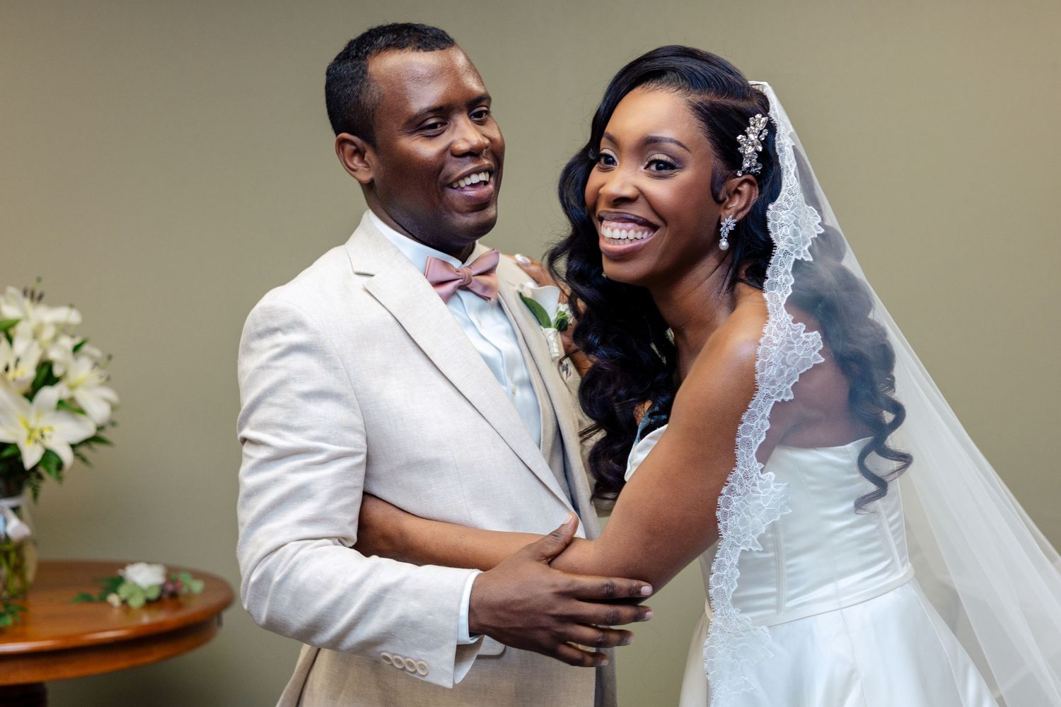 Romantic and joyful moments from weddings, highlighting the love and celebration between couples and their families on their special day.
