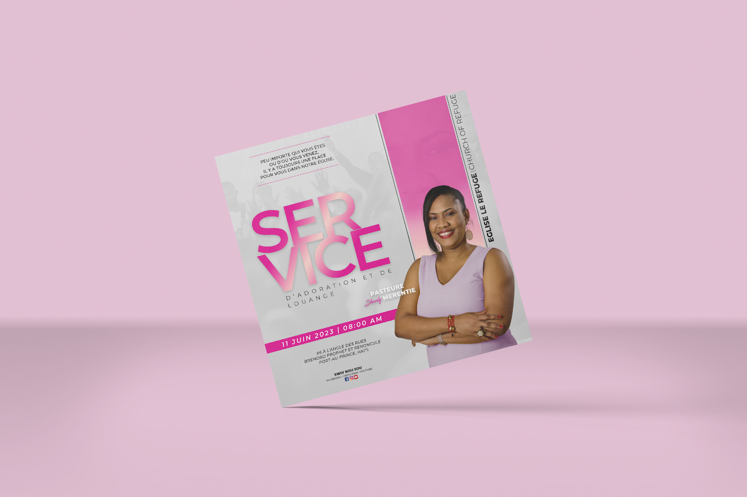 Creative and visually striking graphic design work that combines colors, shapes, and typography to communicate messages effectively.