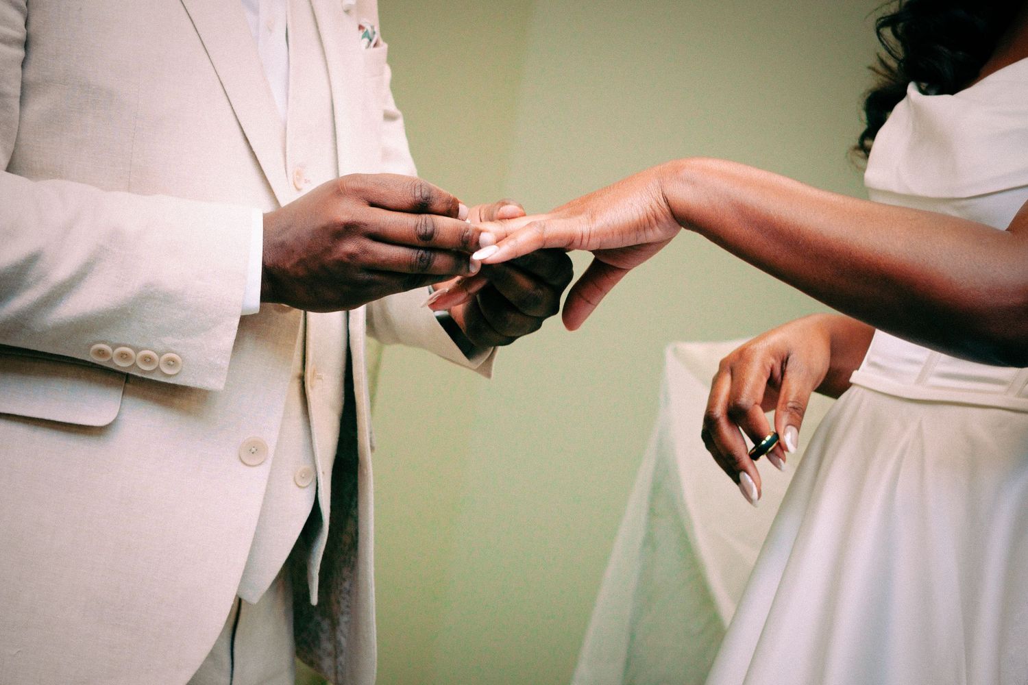 Romantic and joyful moments from weddings, highlighting the love and celebration between couples and their families on their special day.