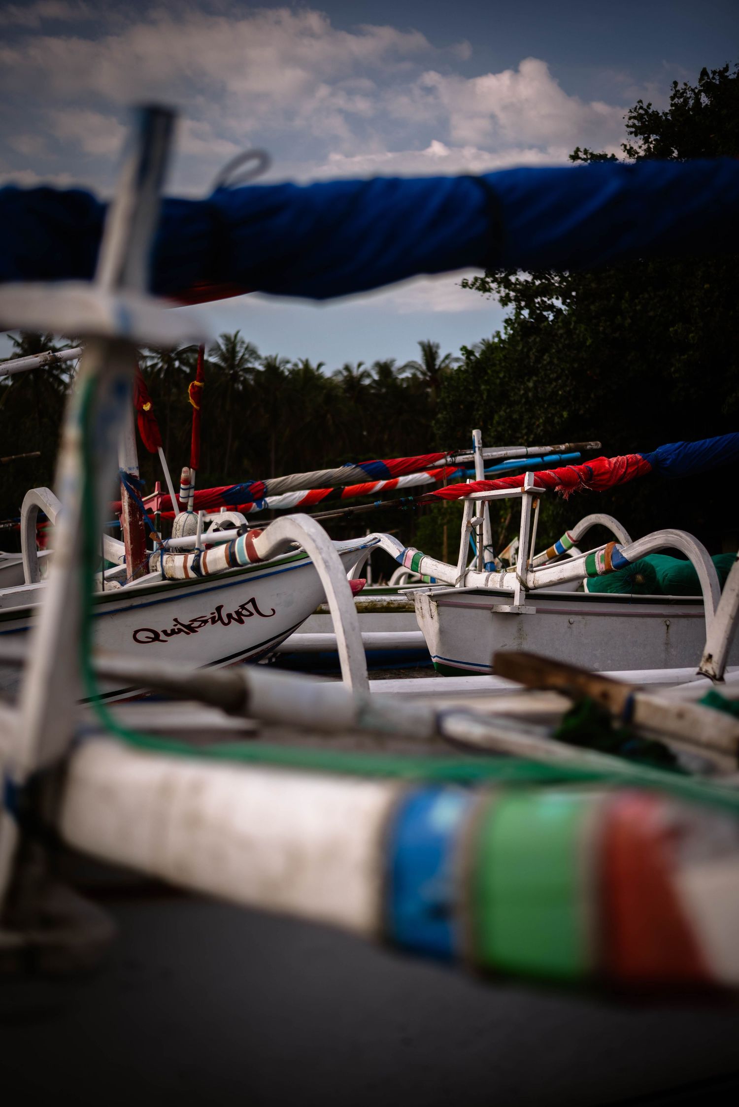 Boats, Lombok, Indonesia. The Tone Curve copyright