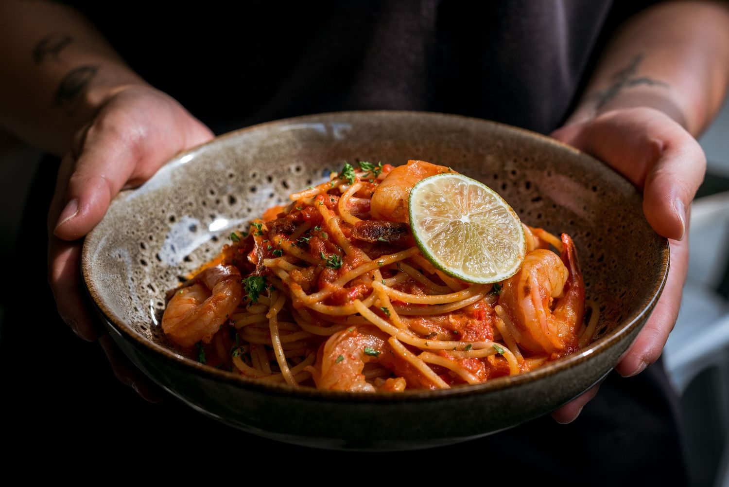 bowl of pasta, food photography cairns