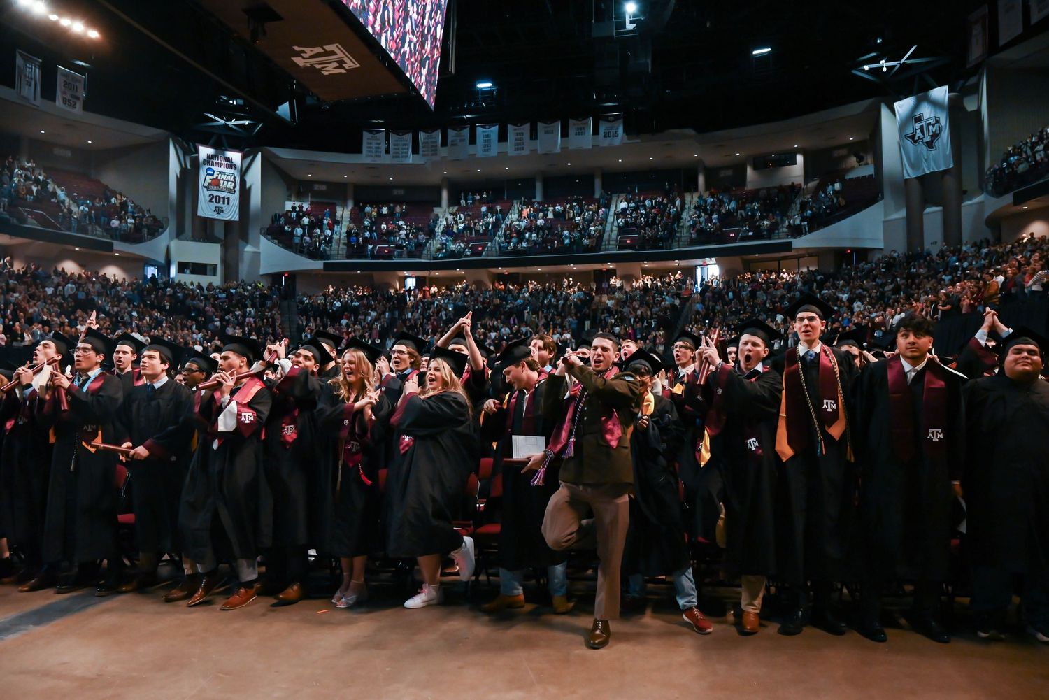 Texas A&M University Commencement Ceremony December 2024.