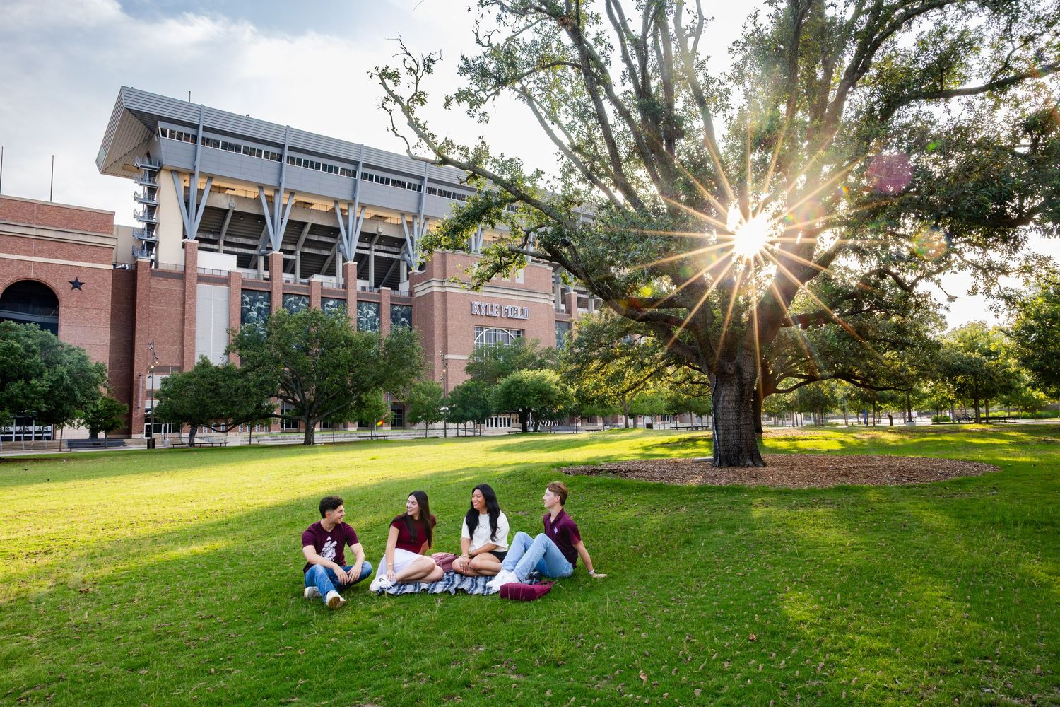 Scenes of students at Aggie Park on Monday, June 2, 2025, in College Station, Texas. (Whitney Moody/Texas A&M University)