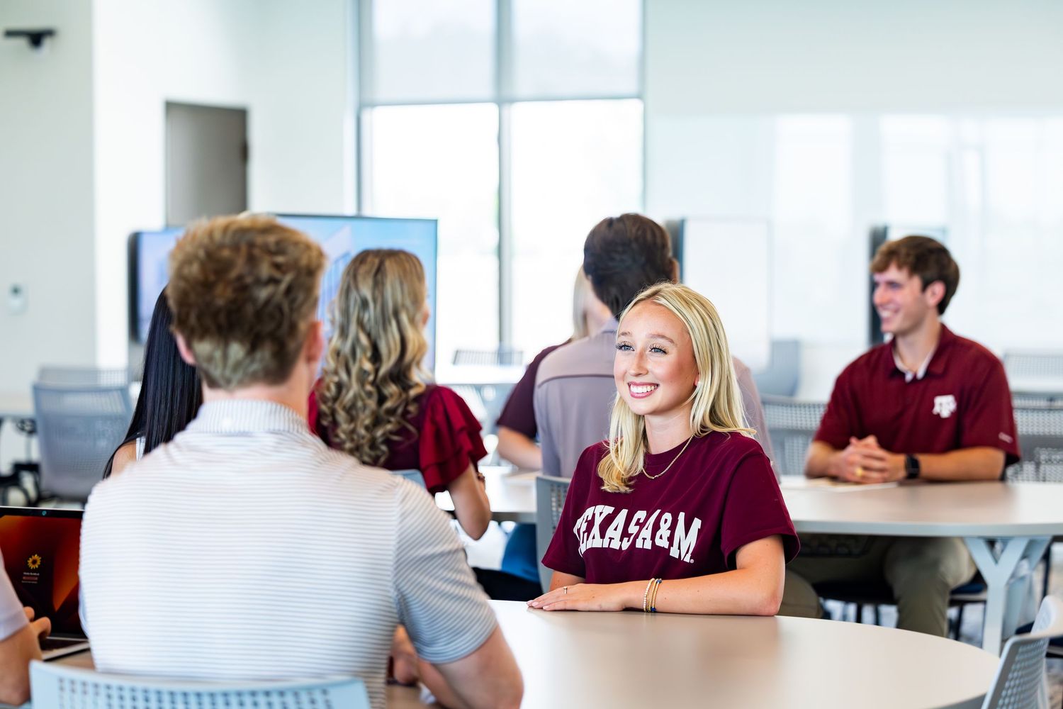 Scenes of students at Mays Business School on Thursday, May 29, 2025, in College Station, Texas.