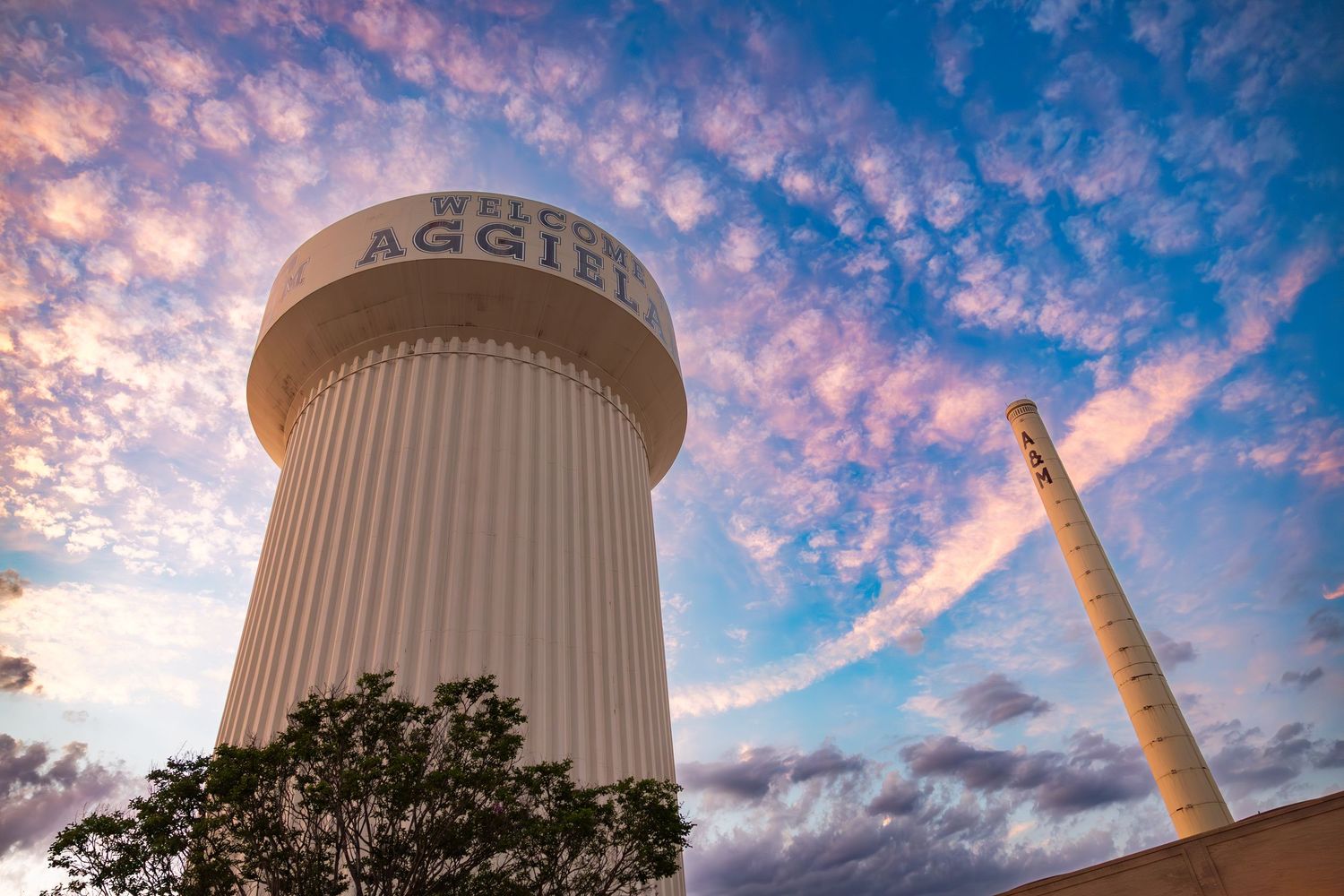 Sunset scenes around the Texas A&M University campus on the evening of May 20th, 2025, in College Station, Texas. (Whitney Moody/Texas A&M)