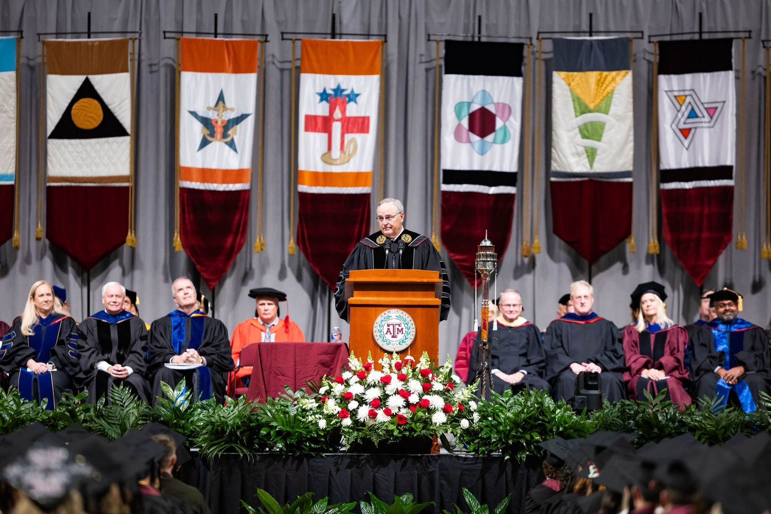 Texas A&M University Commencement Ceremony December 2024.
