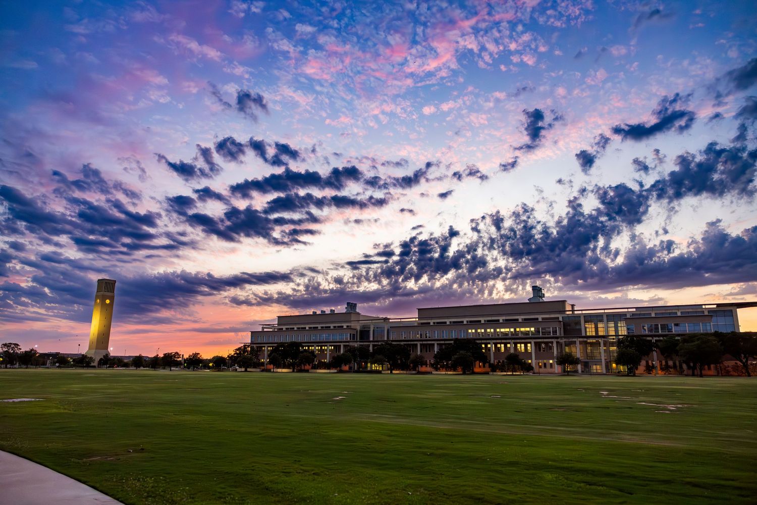 Sunset scenes around the Texas A&M University campus on the evening of May 20th, 2025, in College Station, Texas. (Whitney Moody/Texas A&M)
