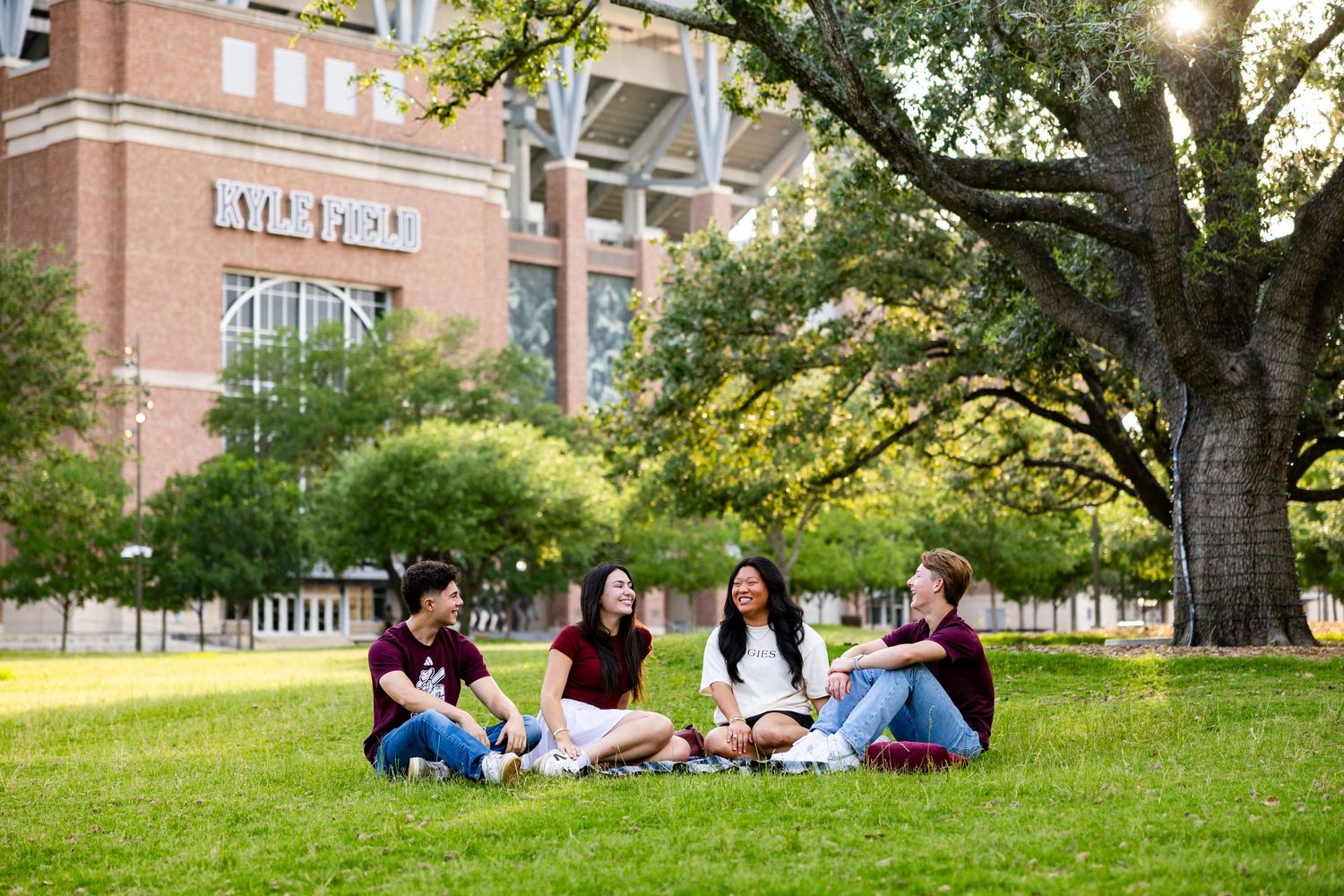 Scenes of students at Aggie Park on Monday, June 2, 2025, in College Station, Texas. (Whitney Moody/Texas A&M University)