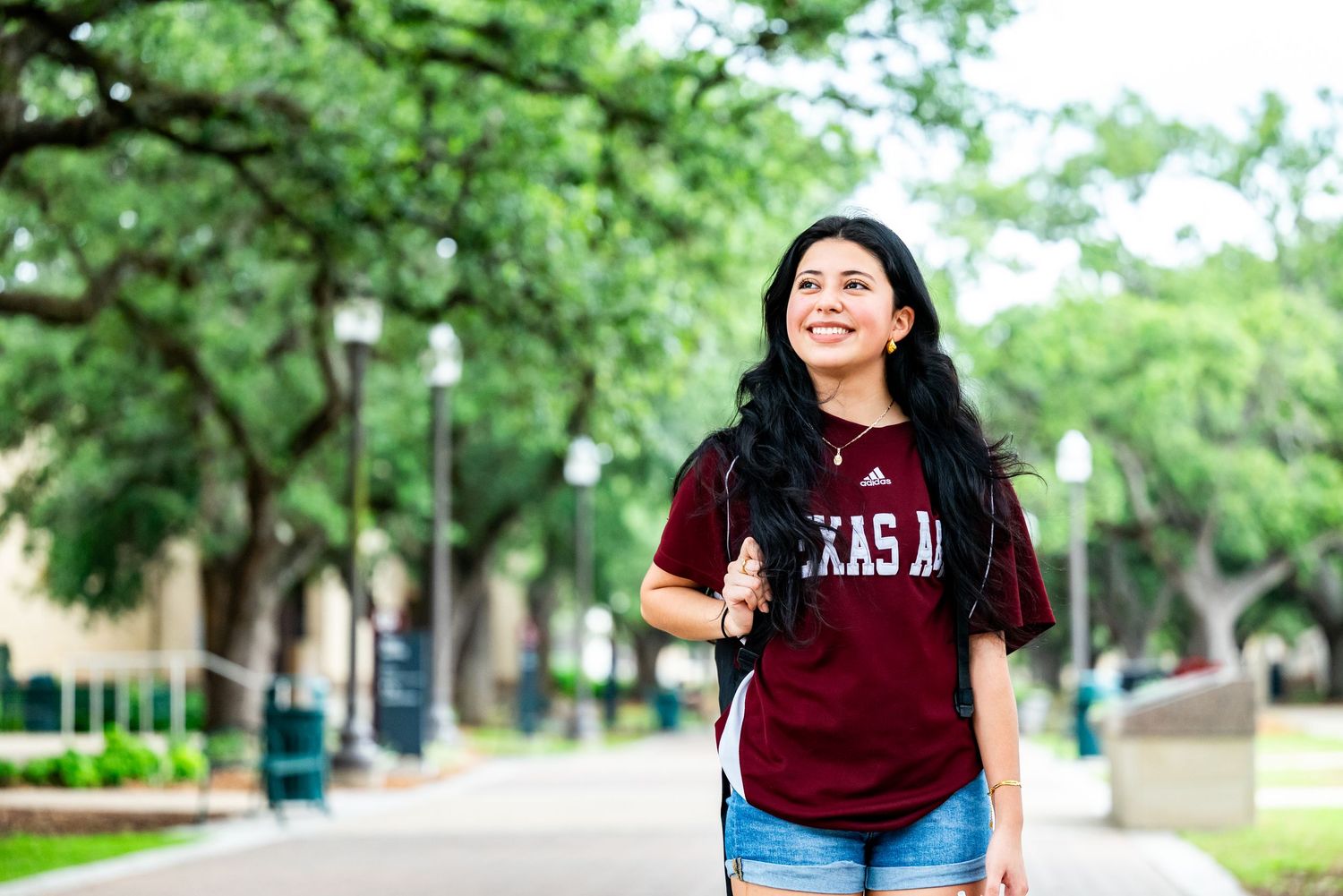 Scenes of students at the Academic Plaza and Military Walk on Tuesday, June 3, 2025, in College Station, Texas. (Whitney Moody/Texas A&M)