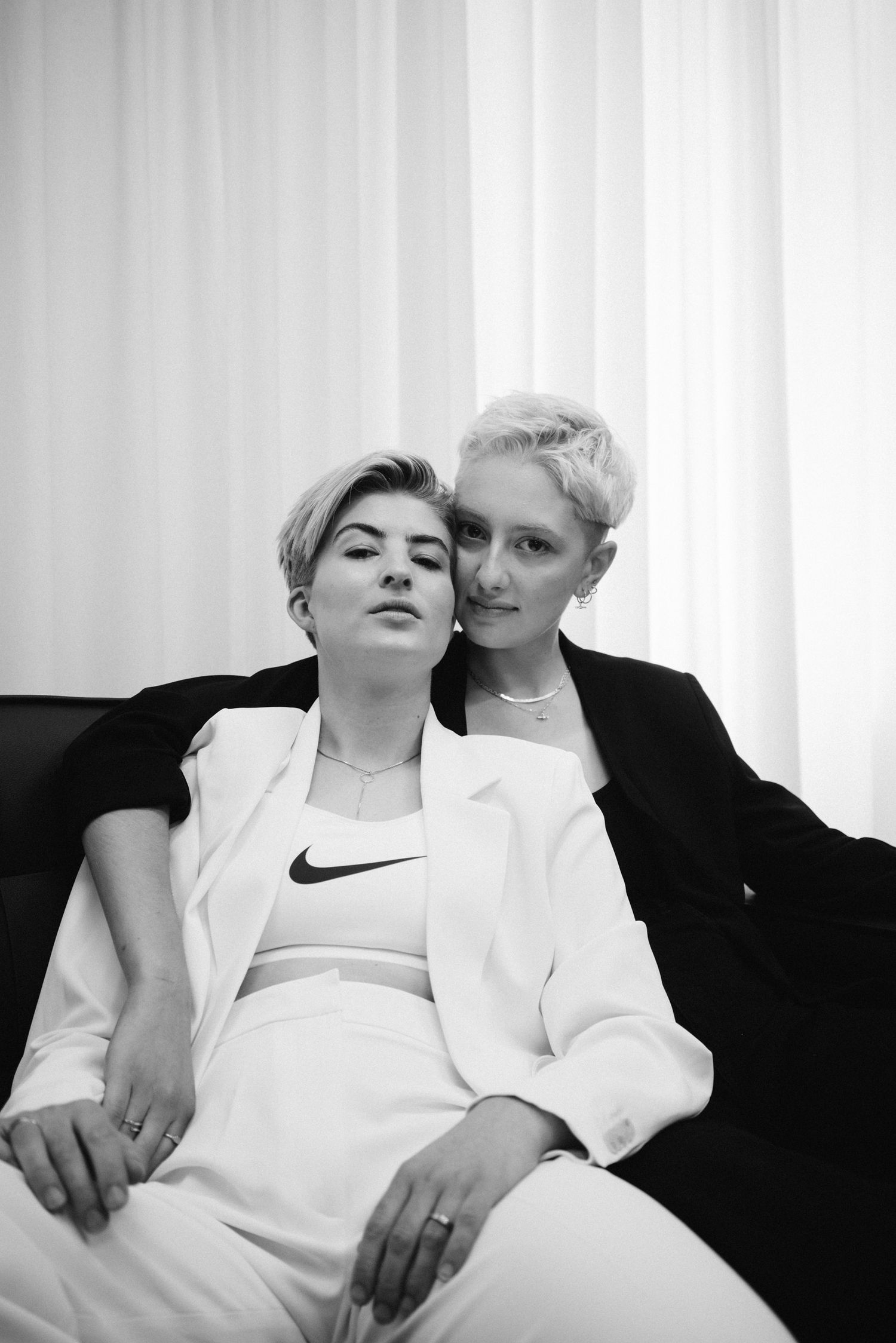 editorial portrait queer couple Berlin