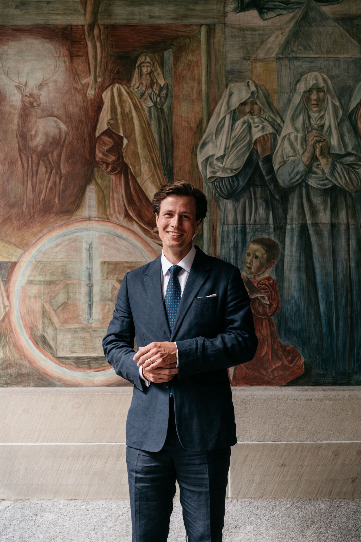 groom natural portrait wedding zurich