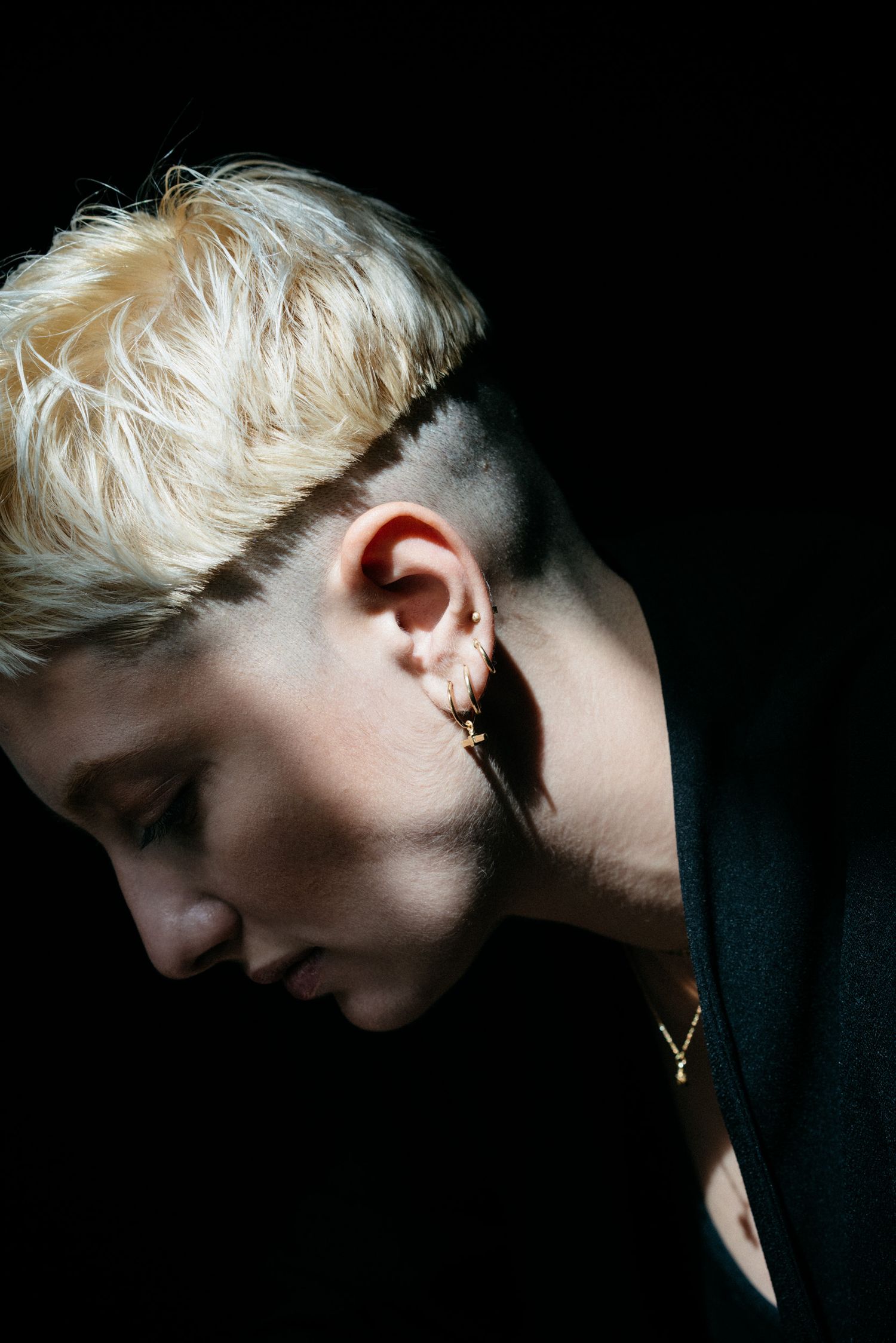 high-contrast portrait queer Berlin