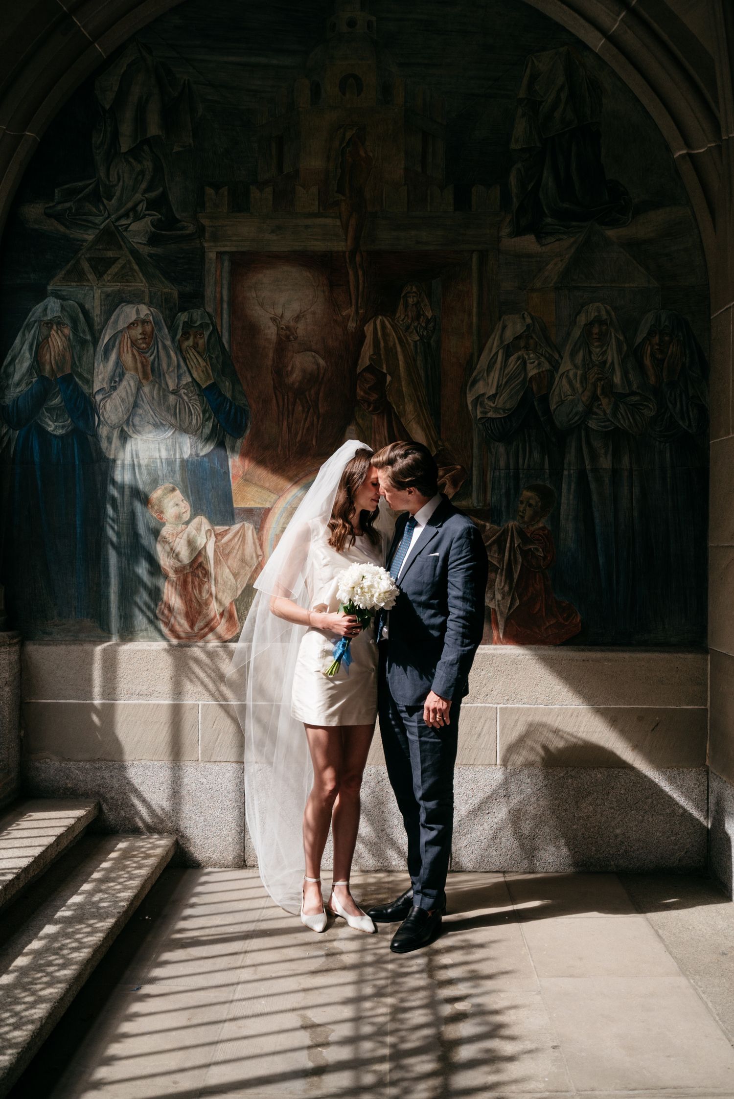 intimate civil wedding zurich bride and groom portraits