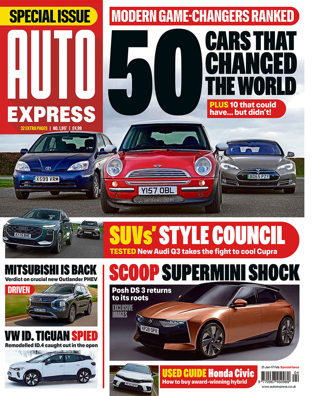 A collection of car magazine covers showing various vehicle models and automotive news headlines.