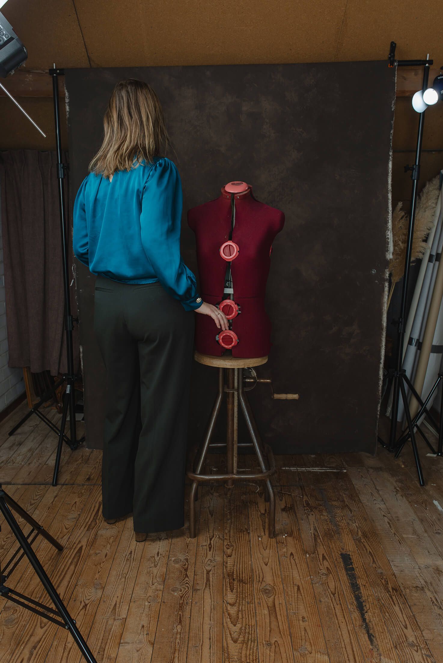 Een van de foto's waarmee het conceptuele zelfportret mee is samengesteld