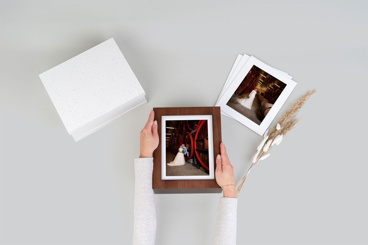 Fotoproducten, fotoalbums, fotoboeken, wanddecoratie, halle