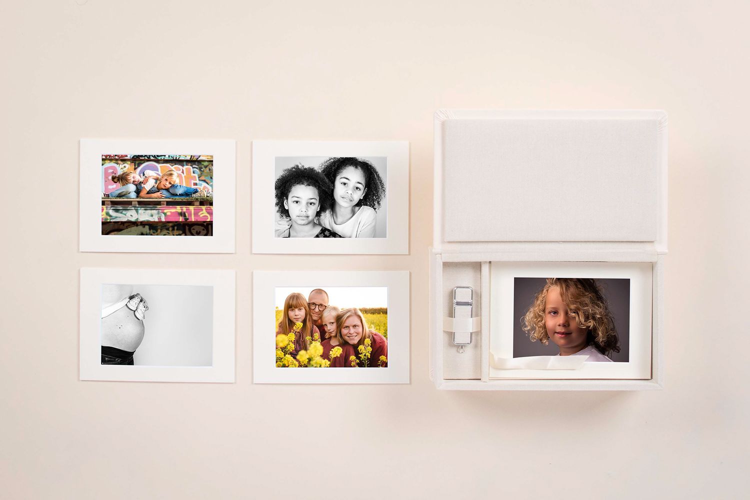 Fotoalbums, fotodoosjes, geschenkartikelen, fotoproducten, wanddecoratie, fotograaf Halle (Vlaams-Brabant)